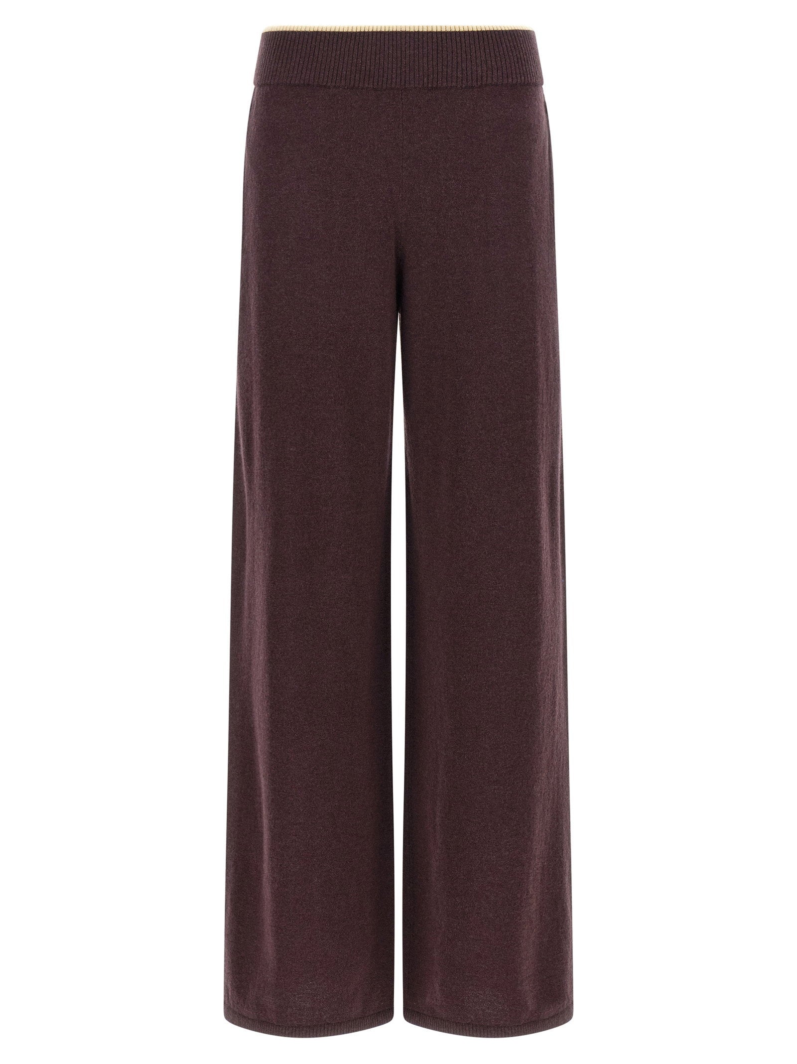 Pinko Mélange Knit Pants – 90% wool, 10% cashmere