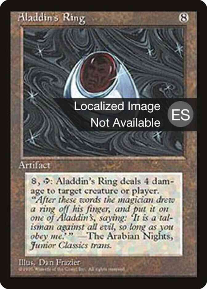 Korean 292 fourth – Magic Aladdin's Ring - Korean [292] [Fourth Edition Black Border: Korean] [Non-Foil]