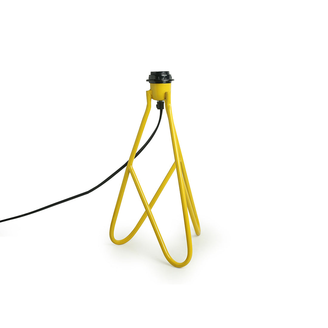 EXCLUSIVELANE 'Many Hued Triangles' Handcrafted Tripod Table Lamp In Iron (17 Inch) - view 5
