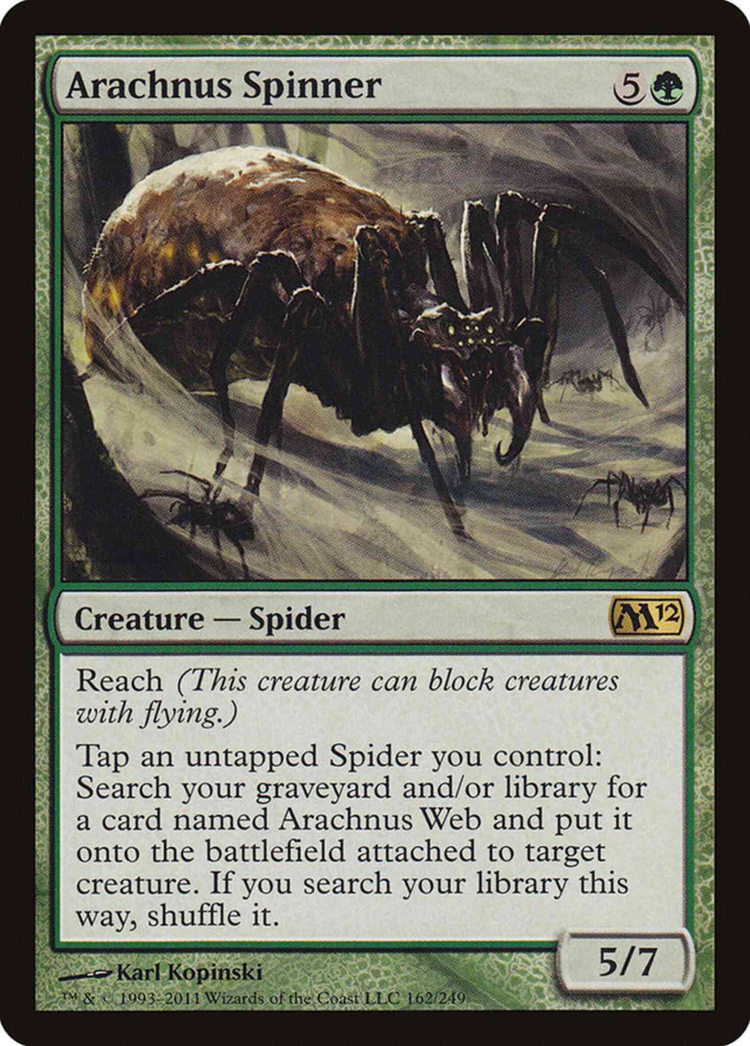 Spinner 162 magic – Arachnus Spinner [162] [Magic 2012] [Non-Foil]