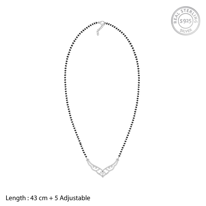GIVA Jewellery Silver Crown Mangalsutra - view 6