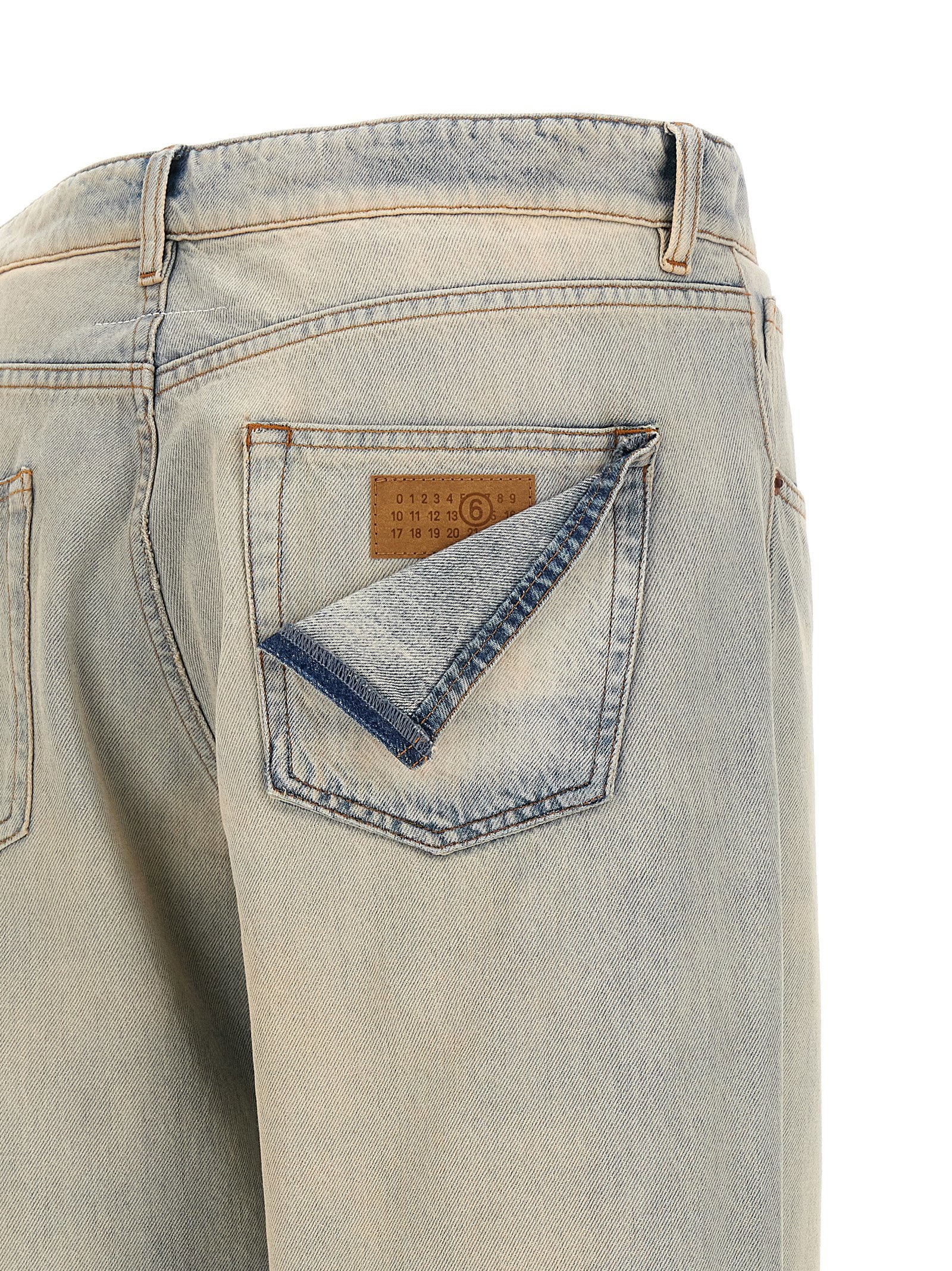 Mm6 Maison Margiela Numeric Signature Mm6 Jeans - view 4