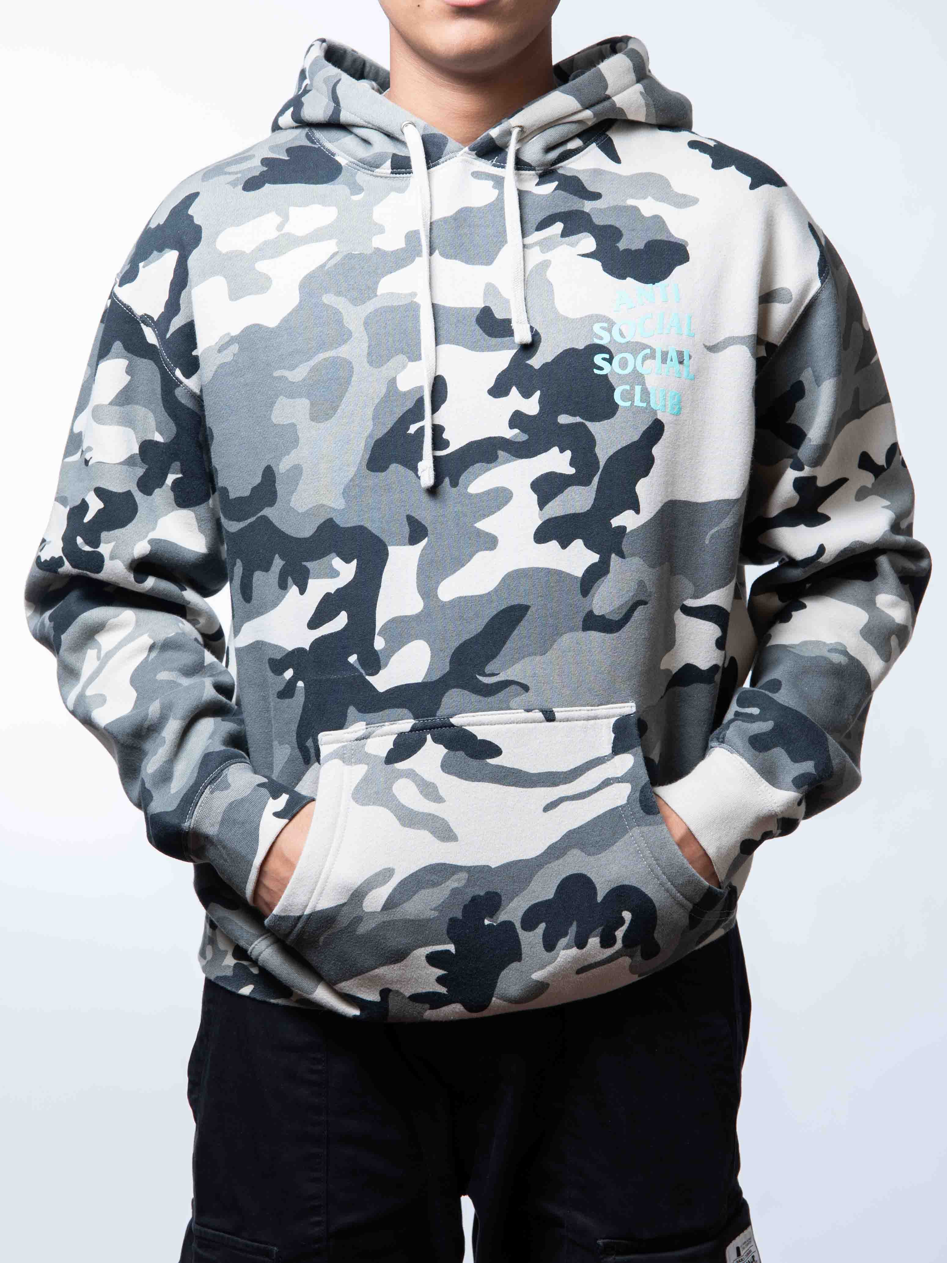 Anti Social Social Club Camo Hoodie