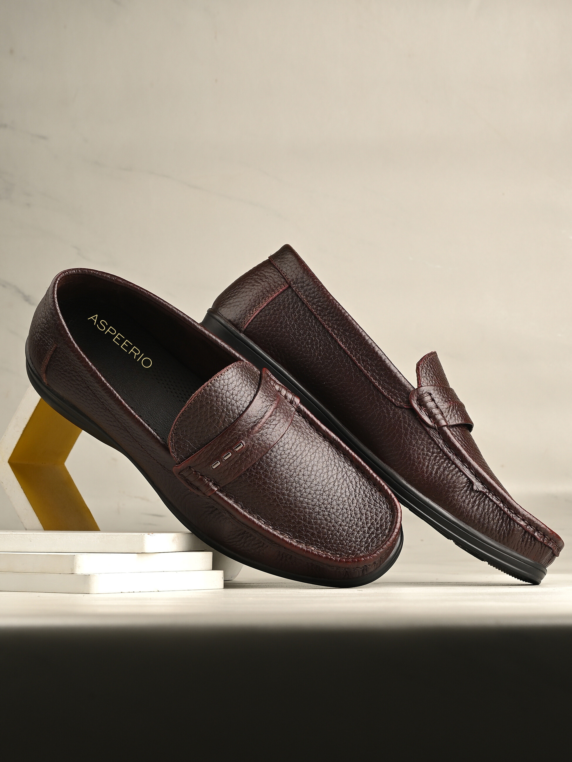 Egoss Shoes Nova Buckled Loafers by Aspeerio - view 2