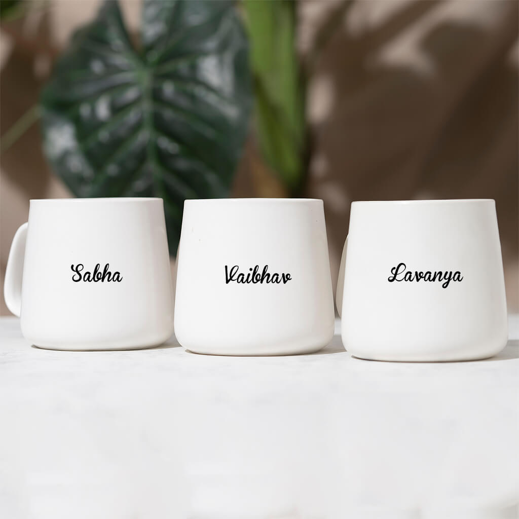 Bigsmall Personalized Minimal Coffee Mug | COD Not Available - view 2