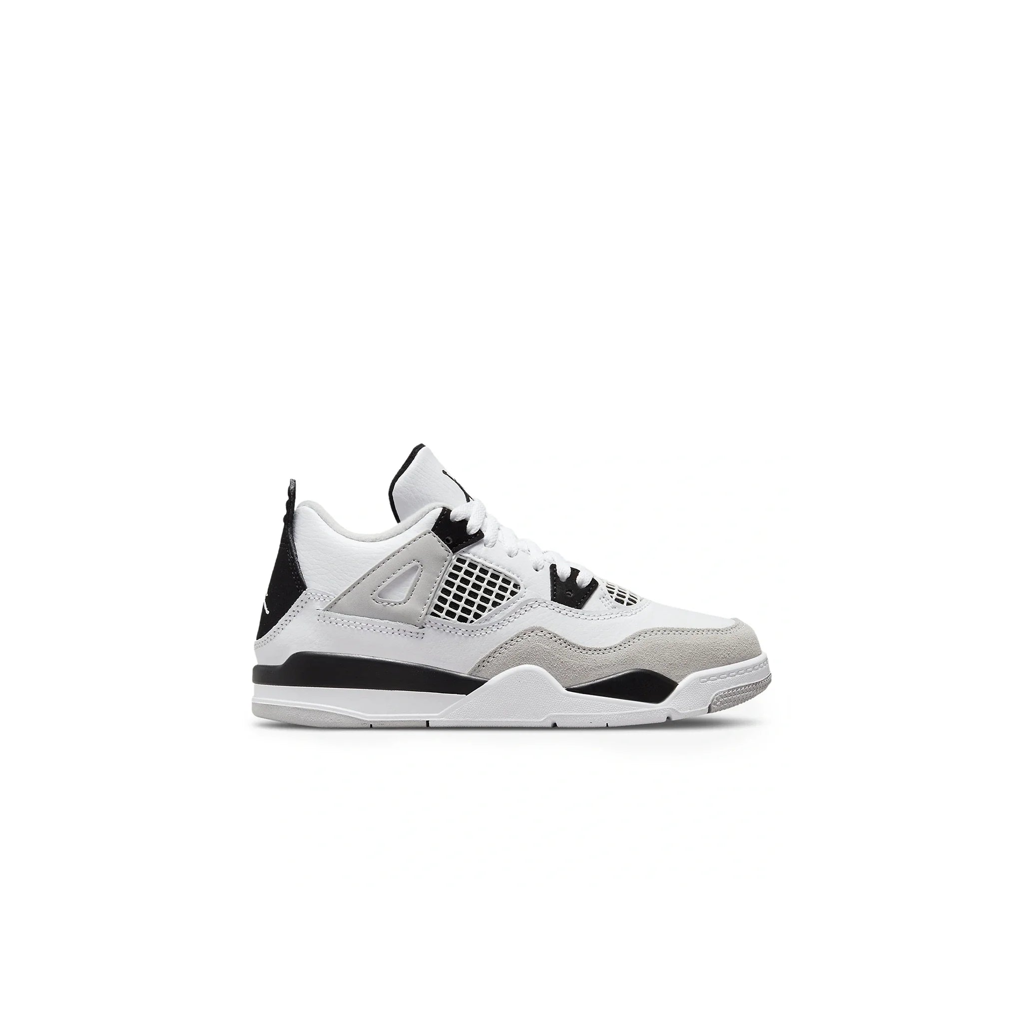 Air Jordan 4 Retro Military Black (PS) – White