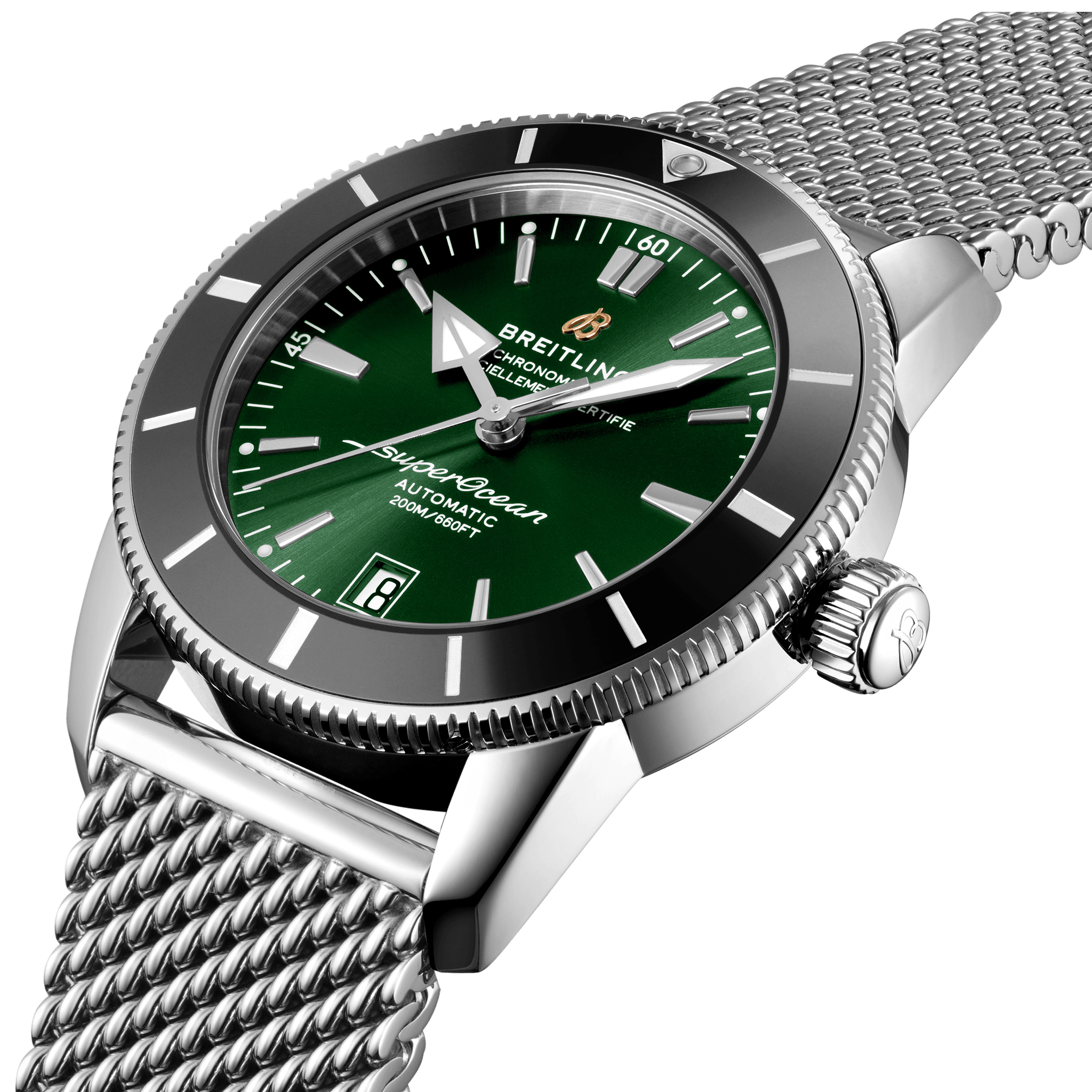 Breitling Superocean Heritage B20 Green Dial Men 42mm