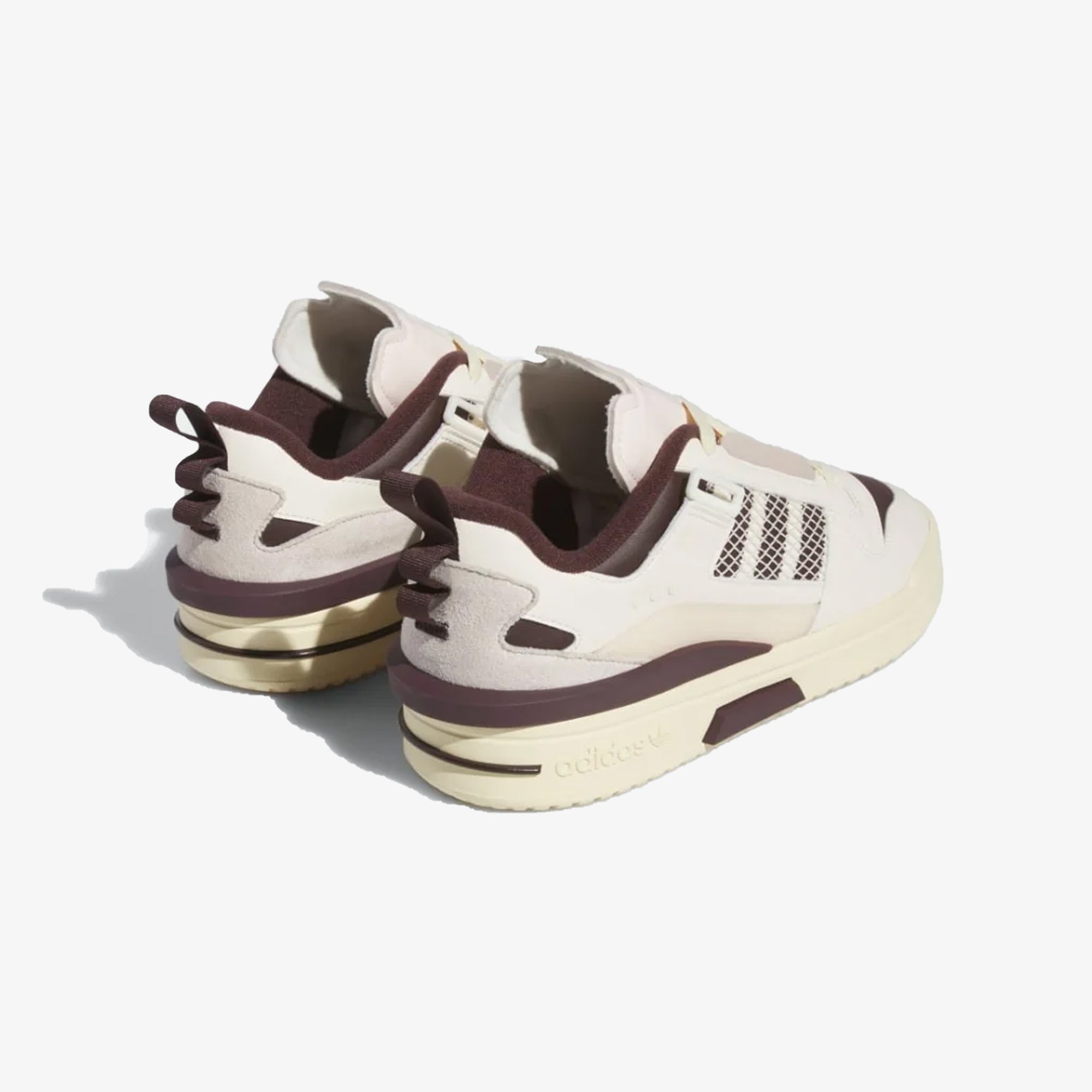 Adidas Originals | FORUM MOD LOW { CREAM WHITE/SHADOW BROWN/PINK - view 2