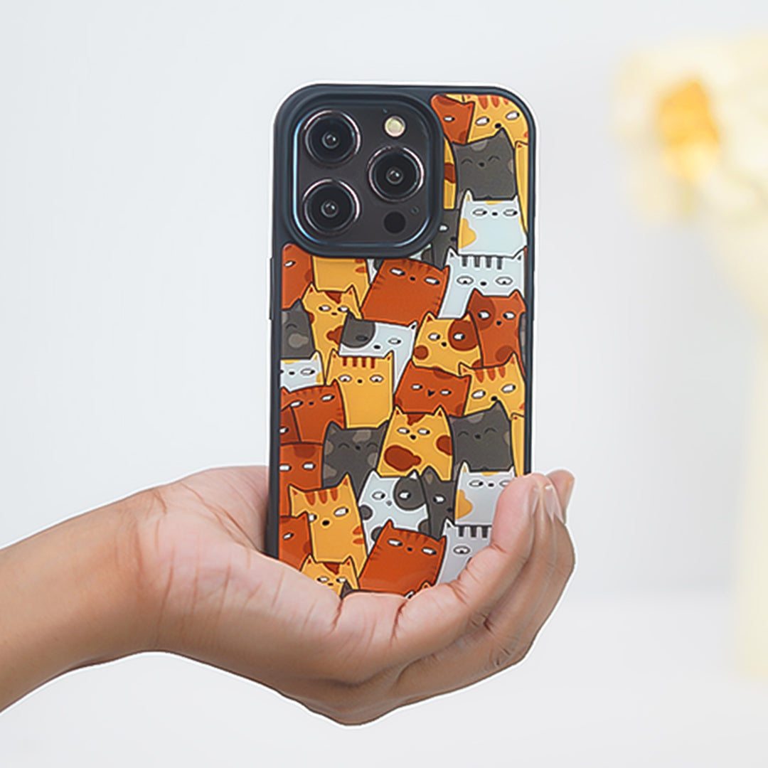 Peeperly Adorable Cute Cat Cluster Case – No Color - view 2