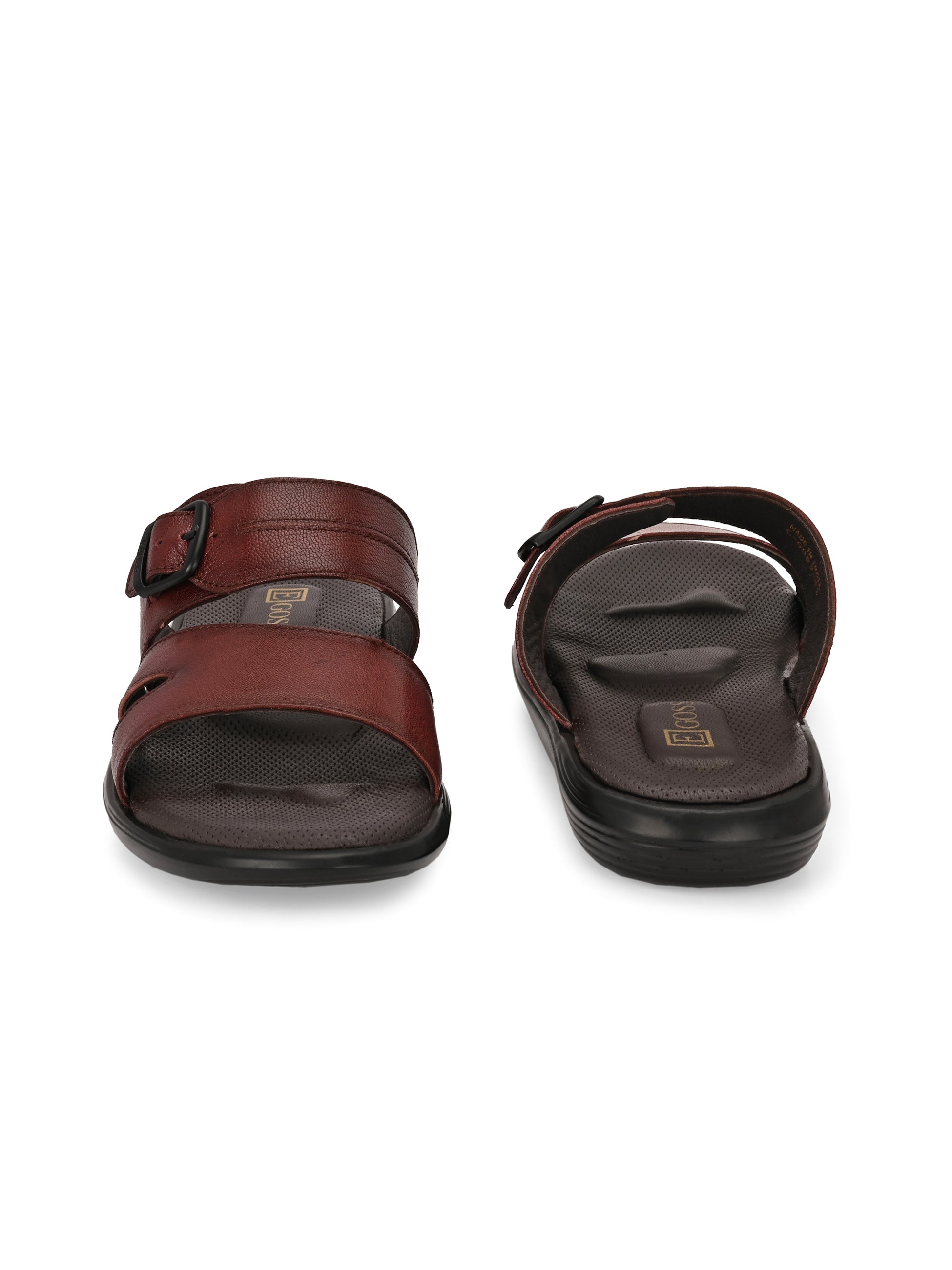 Egoss Shoes Egoss Leather Slippers For Men - view 18