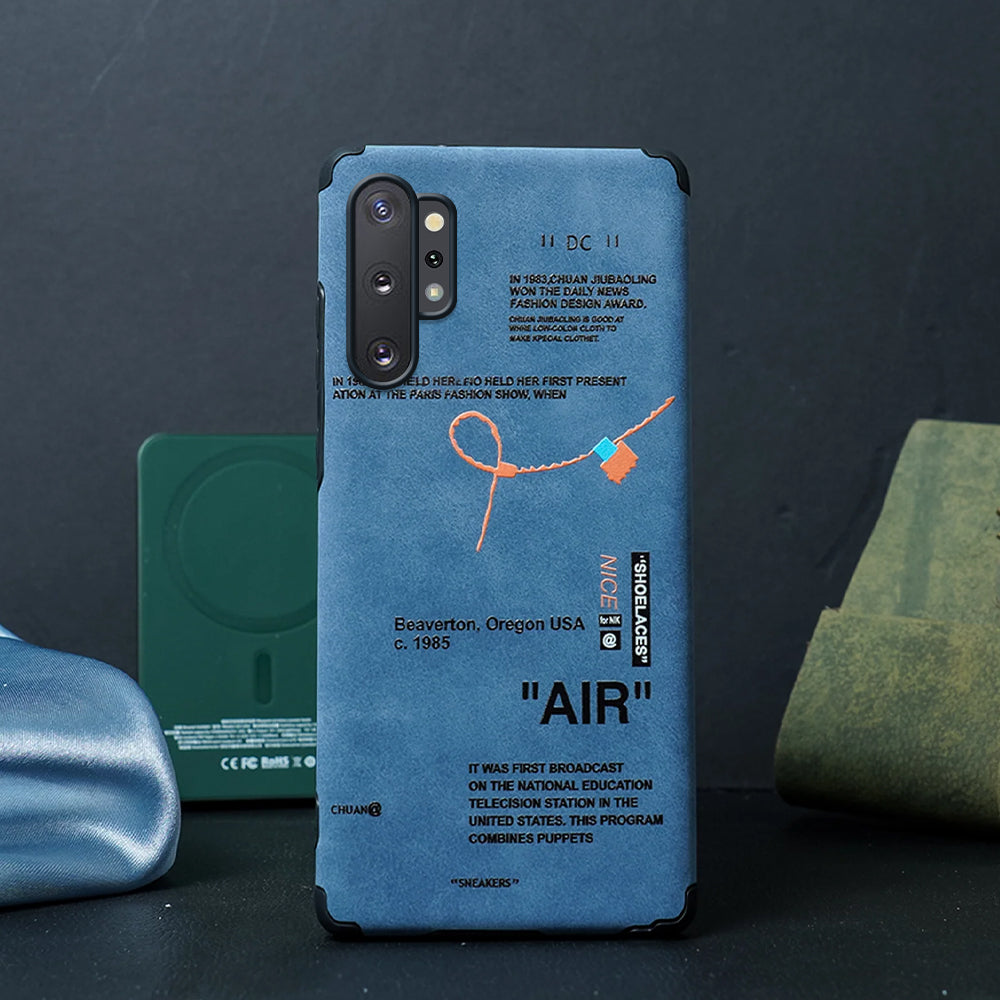 Samsung Galaxy Series Sneaker Label Leather Edge Case - view 16