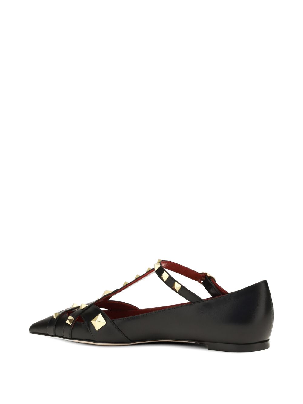 Valentino Garavani Flat shoes BLACK – Calf Leather 100% - view 2