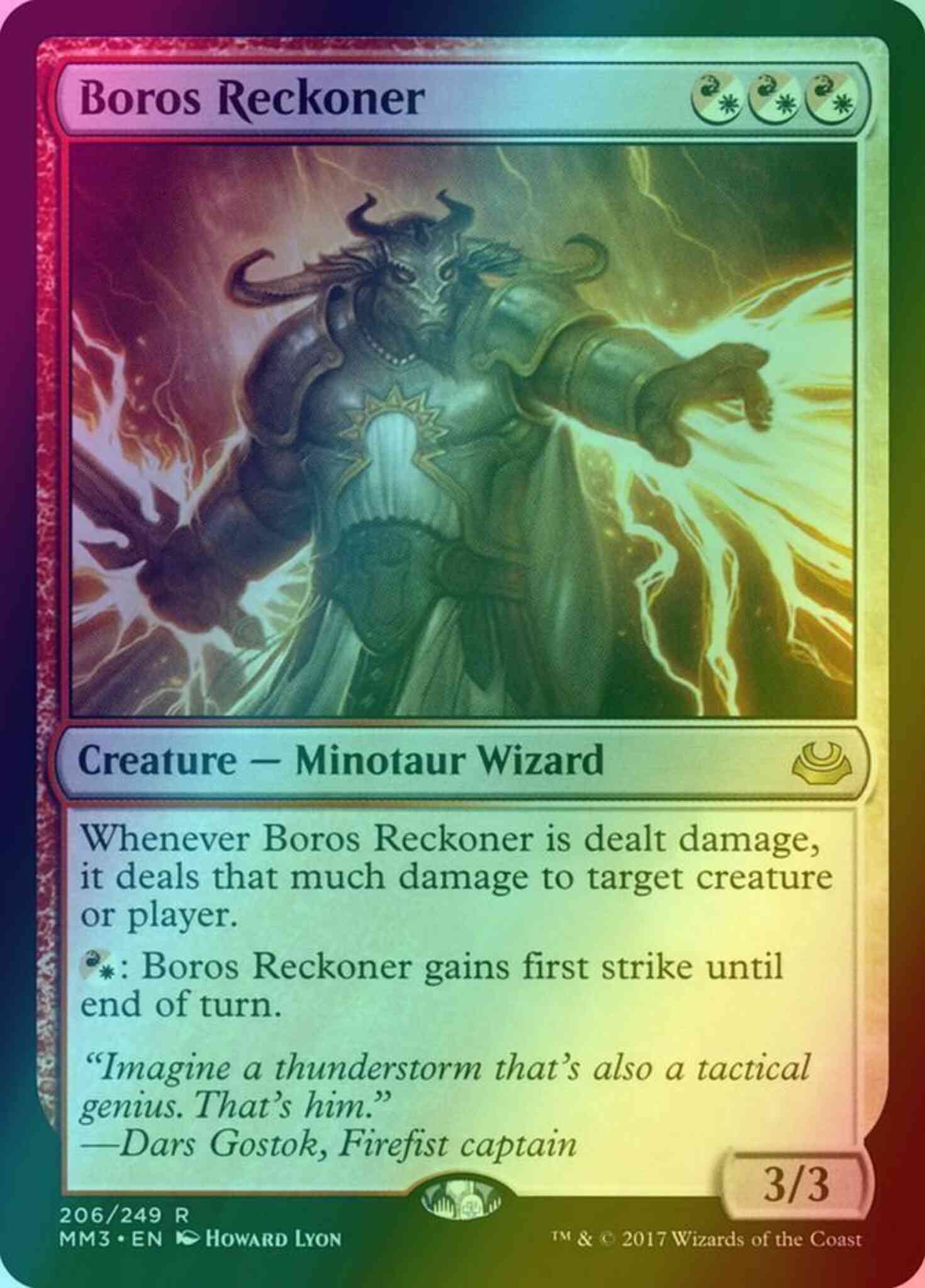 Boros reckoner 206 – Magic Boros Reckoner [206] [Modern Masters 2017] [Foil]