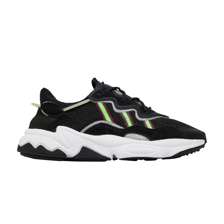 adidas Ozweego Black Solar Green (Women's)