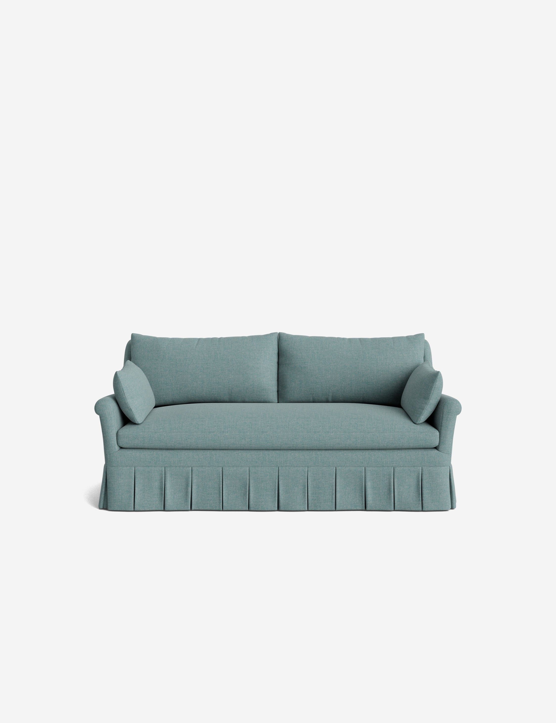 Lulu and Georgia Portola Rolled Arm Pleated Sofa - view 70