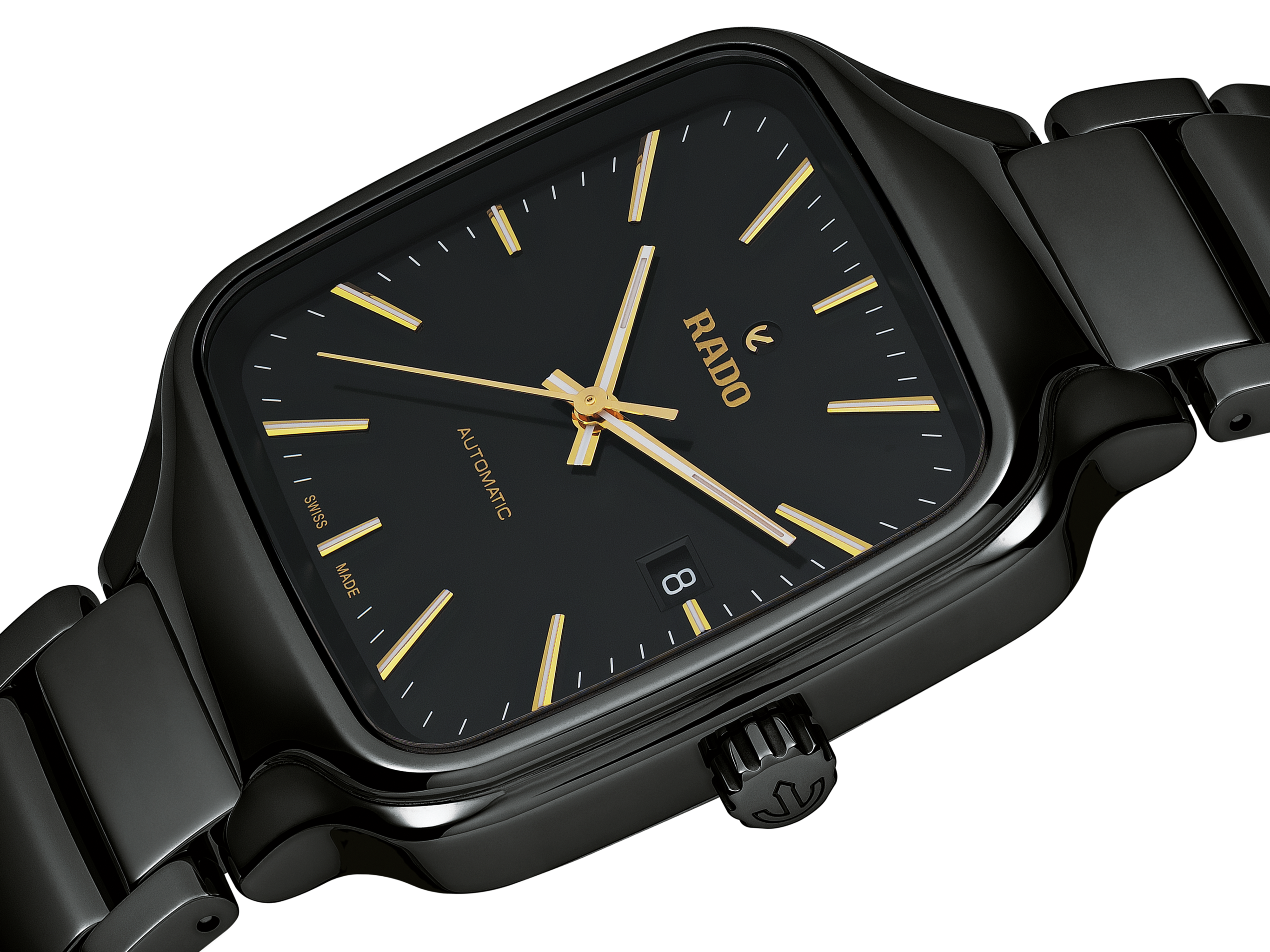 Rado True Black Dial Unisex 38mm