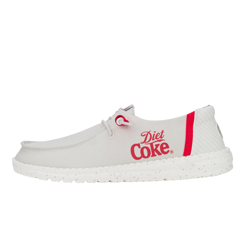 HEYDUDE shoes Wendy Diet Coke - True Grey/Red