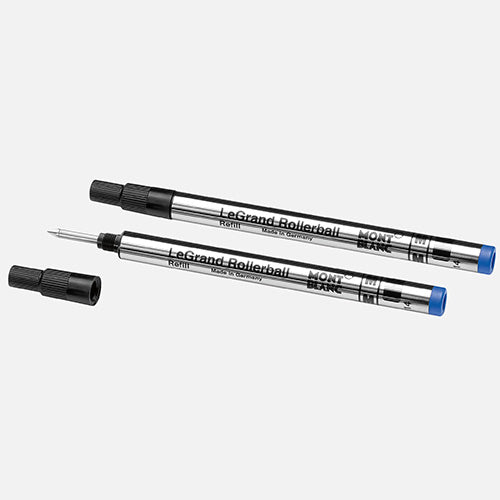 Montblanc 2 Medium Rollerball LeGrand Refills, Royal Blue - view 2