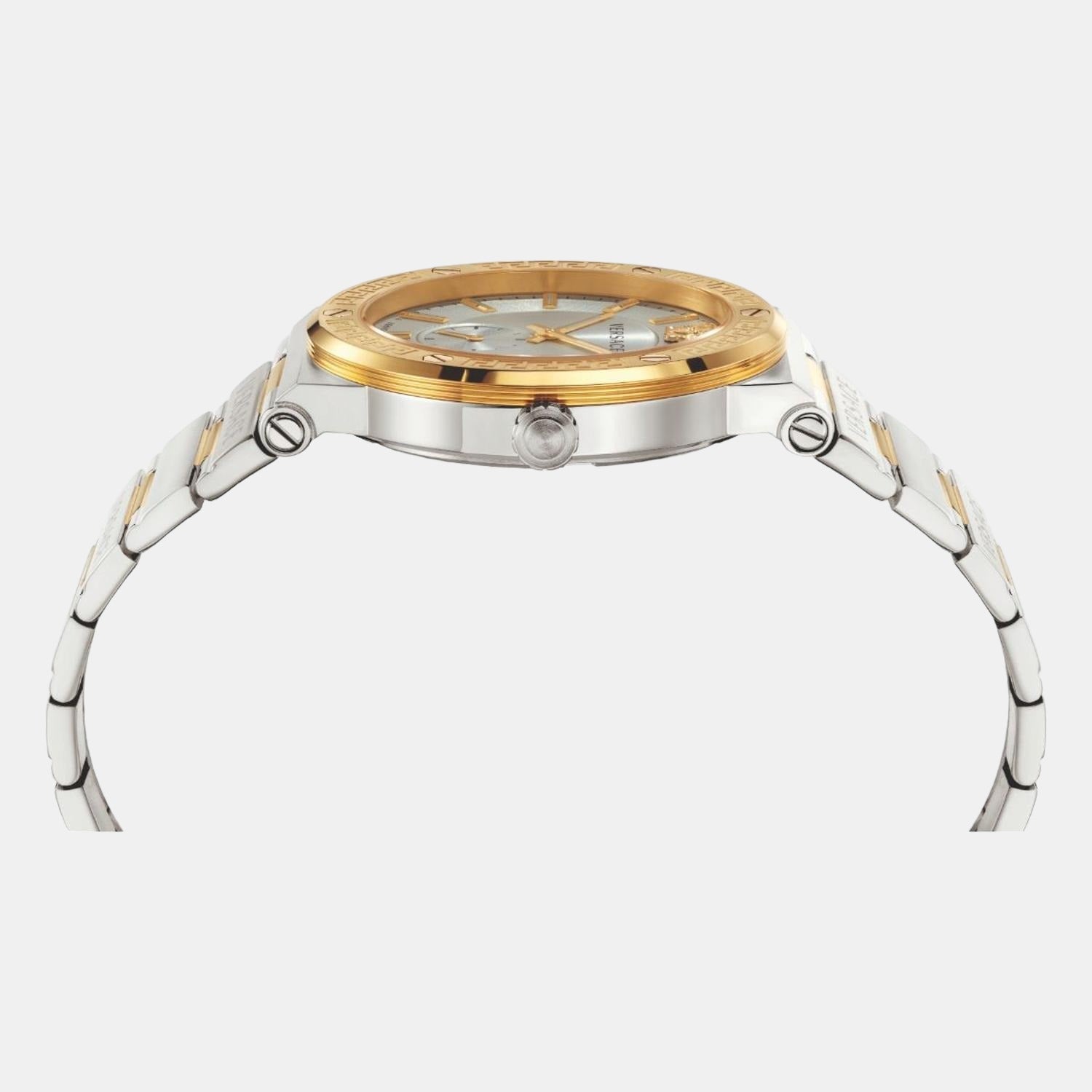 Versace Greca Men Quartz White Dial Analog Stainless Steel Watch VEVI00320 - view 2