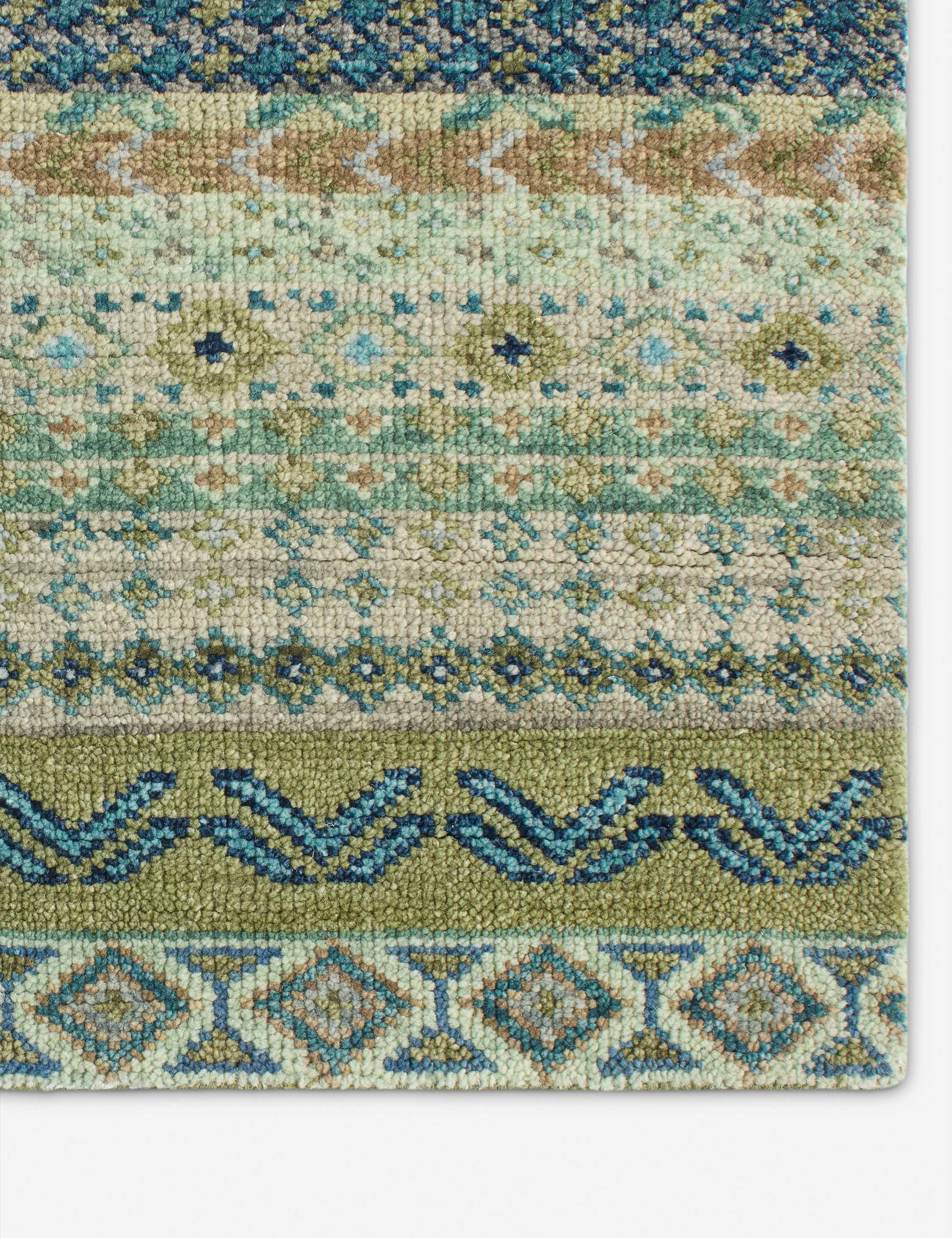 Lulu and Georgia Sufyan Hand-Knotted Wool Rug - view 8