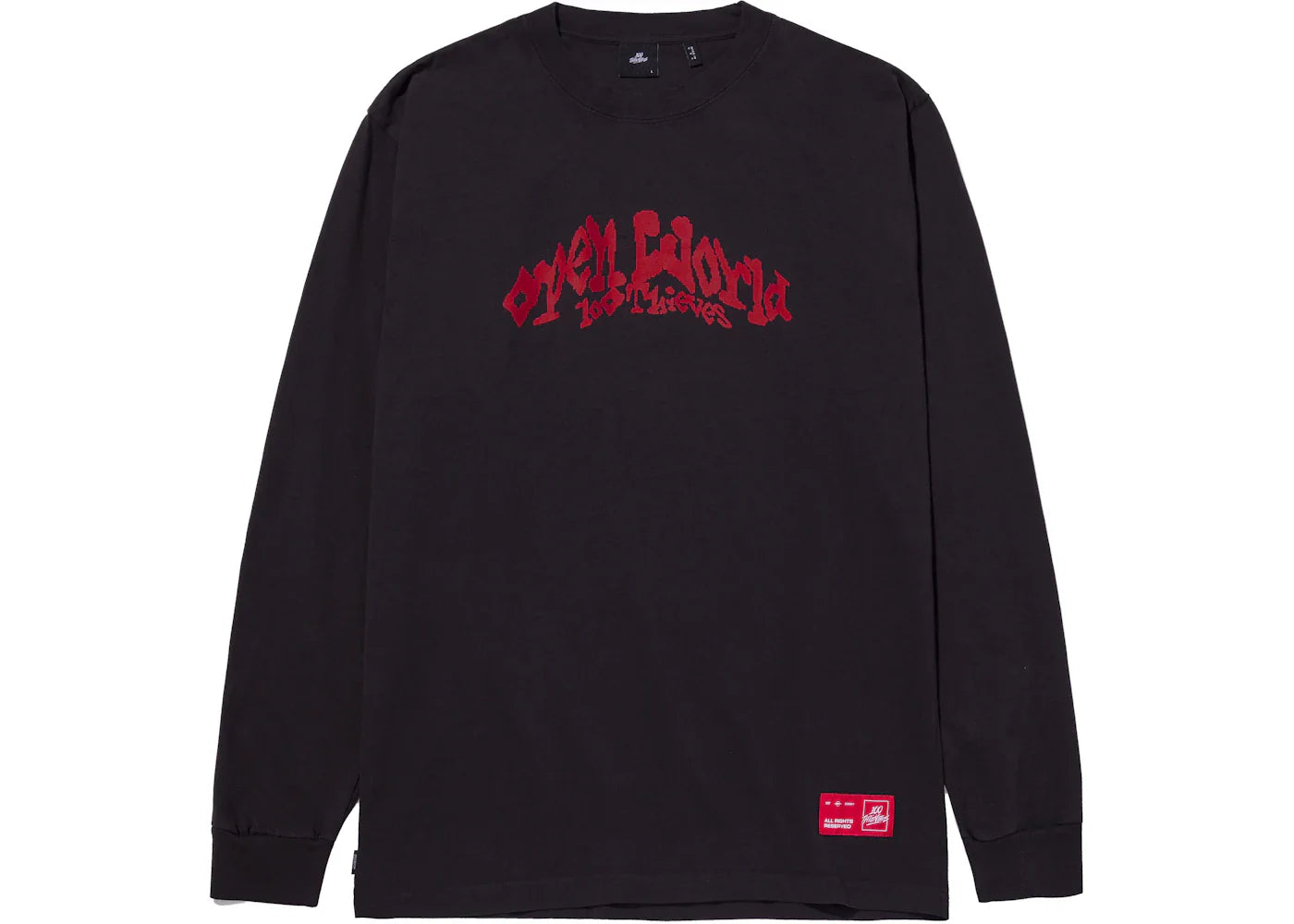 L s tee – 100 Thieves Underworld L/S Tee Vintage Black