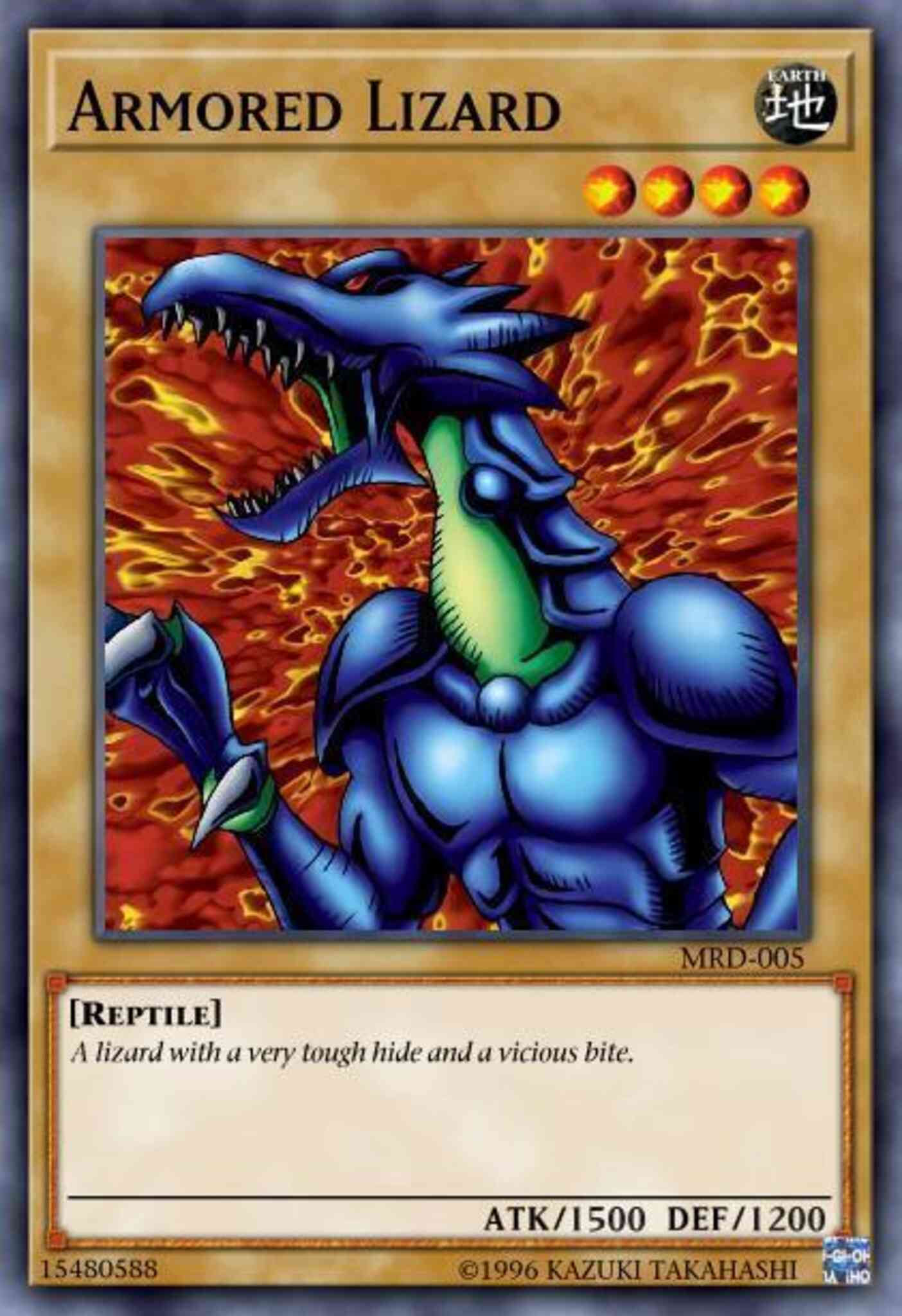 Yu-Gi-Oh! Armored Lizard - SDJ-009 - Common - 1st Edition