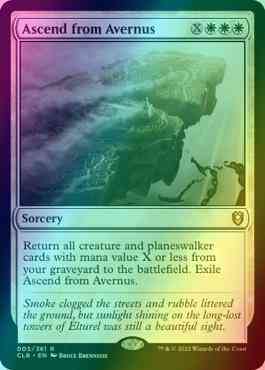 Magic Ascend from Avernus [5] [Commander Legends: Battle for Baldur's Gate] [Foil]