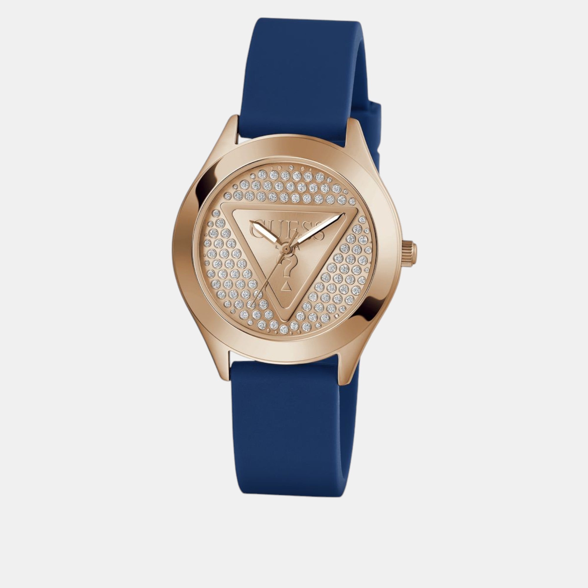 Guess Glitz Women Quartz Rose Gold Dial Analog Silicone Watch GW0745L4 - view 2
