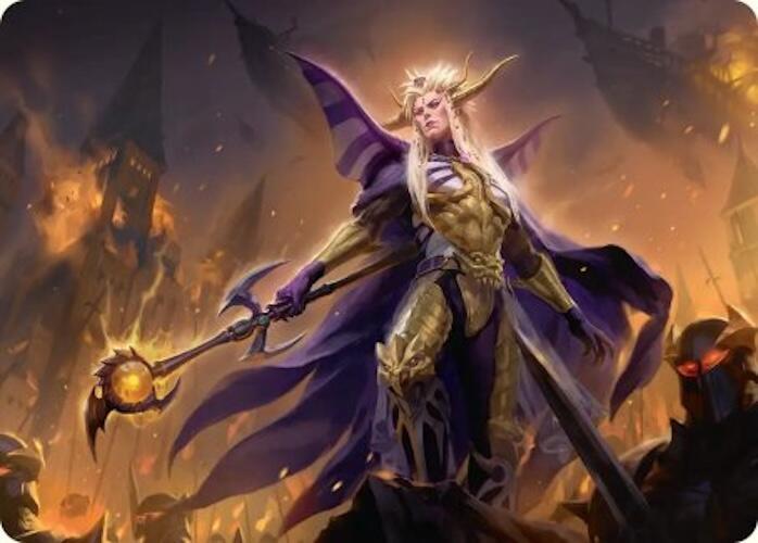 Magic 13/53 - The Emperor of Palamecia Art Card [FINAL FANTASY: Art Series] [Non-Stamped]