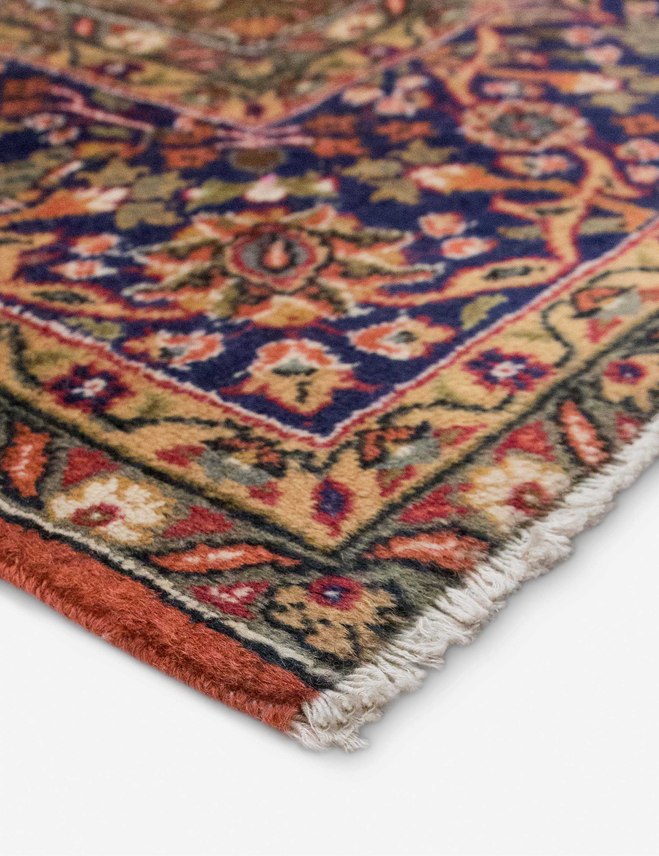 Lulu and Georgia Vintage Turkish Hand-Knotted Wool Rug No. 540, 6'8" x 10' - view 2