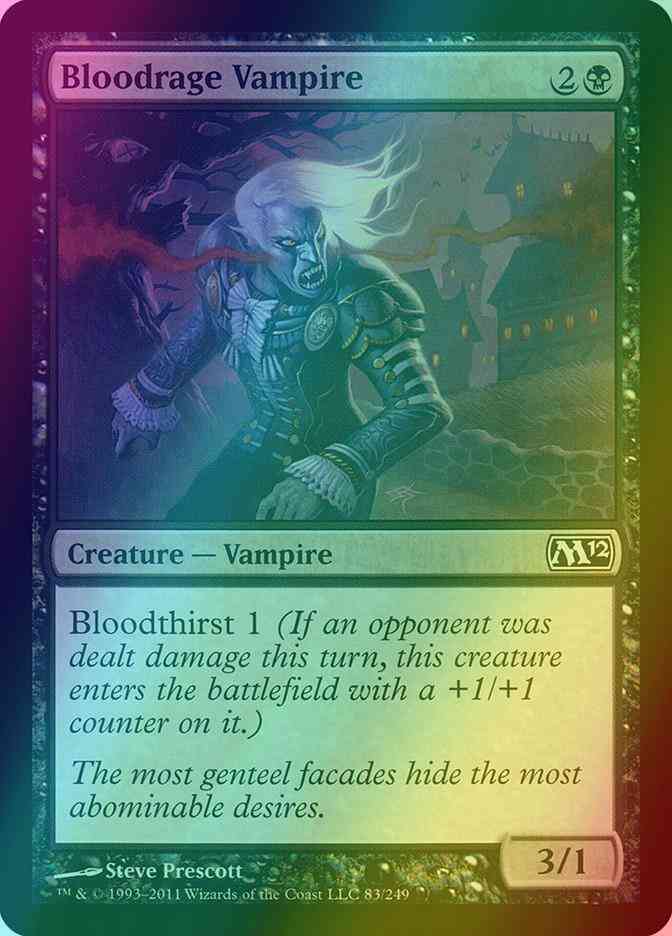 Vampire 83 magic – Bloodrage Vampire [83] [Magic 2012] [Foil]