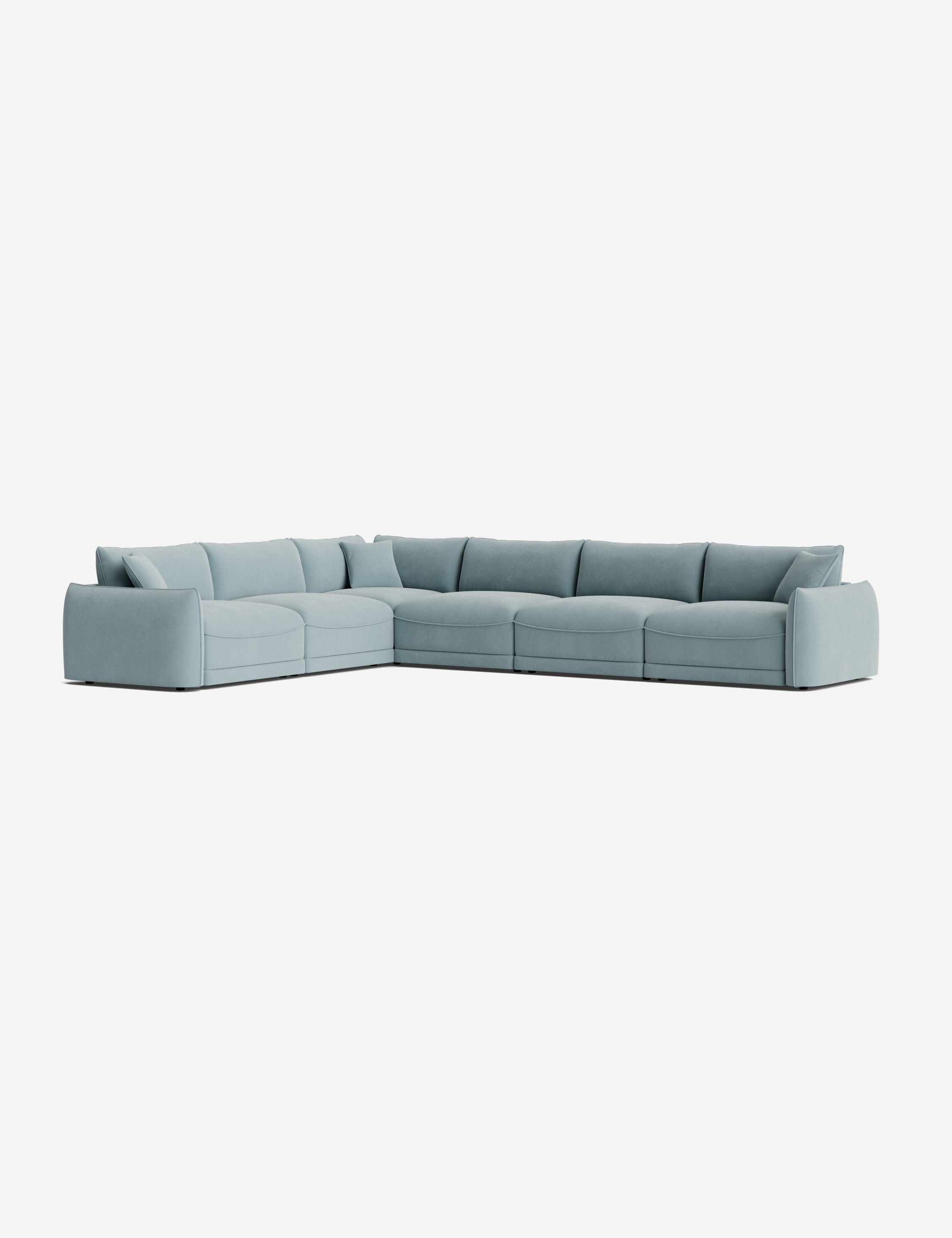 Lulu and Georgia Balmer Modular Corner Sectional Sofa - view 28
