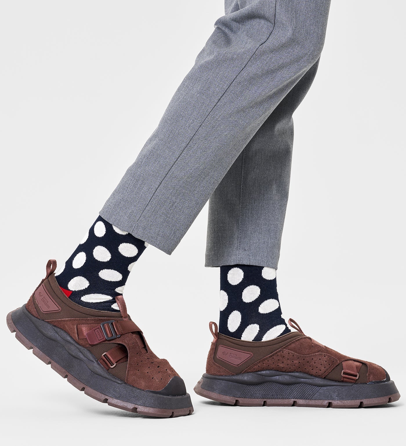 Happy Socks Unisex Big Dot Crew Length Socks for Women and Men - view 3