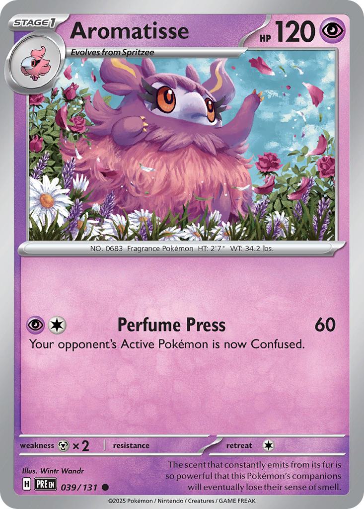 Common sv085-039 non-holo – Pokémon Aromatisse - 039/131 - Common [sv085-039] [Non-Holo]