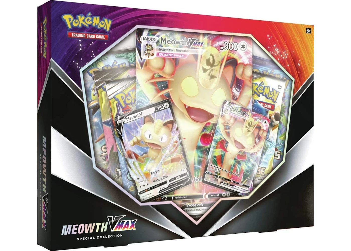 Pokémon 2020 Pokemon TCG Meowth VMAX Special Collection