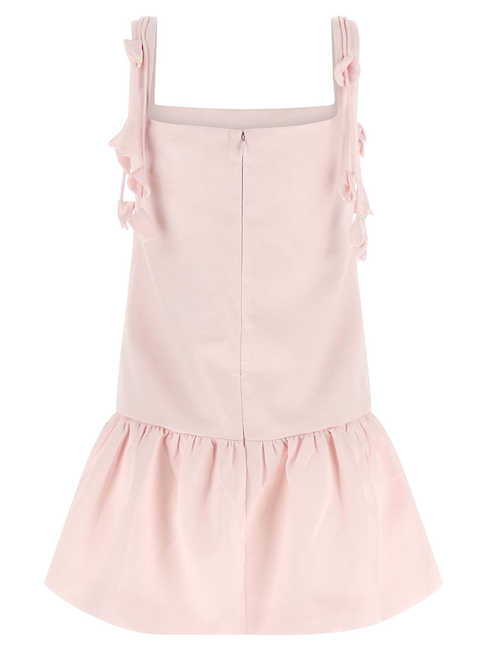 Self-Portrait Pink Flower Taffetà Dress – 100% polyester - view 2