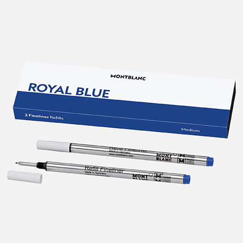 Montblanc 2 Fineliner Refills Medium Royal Blue