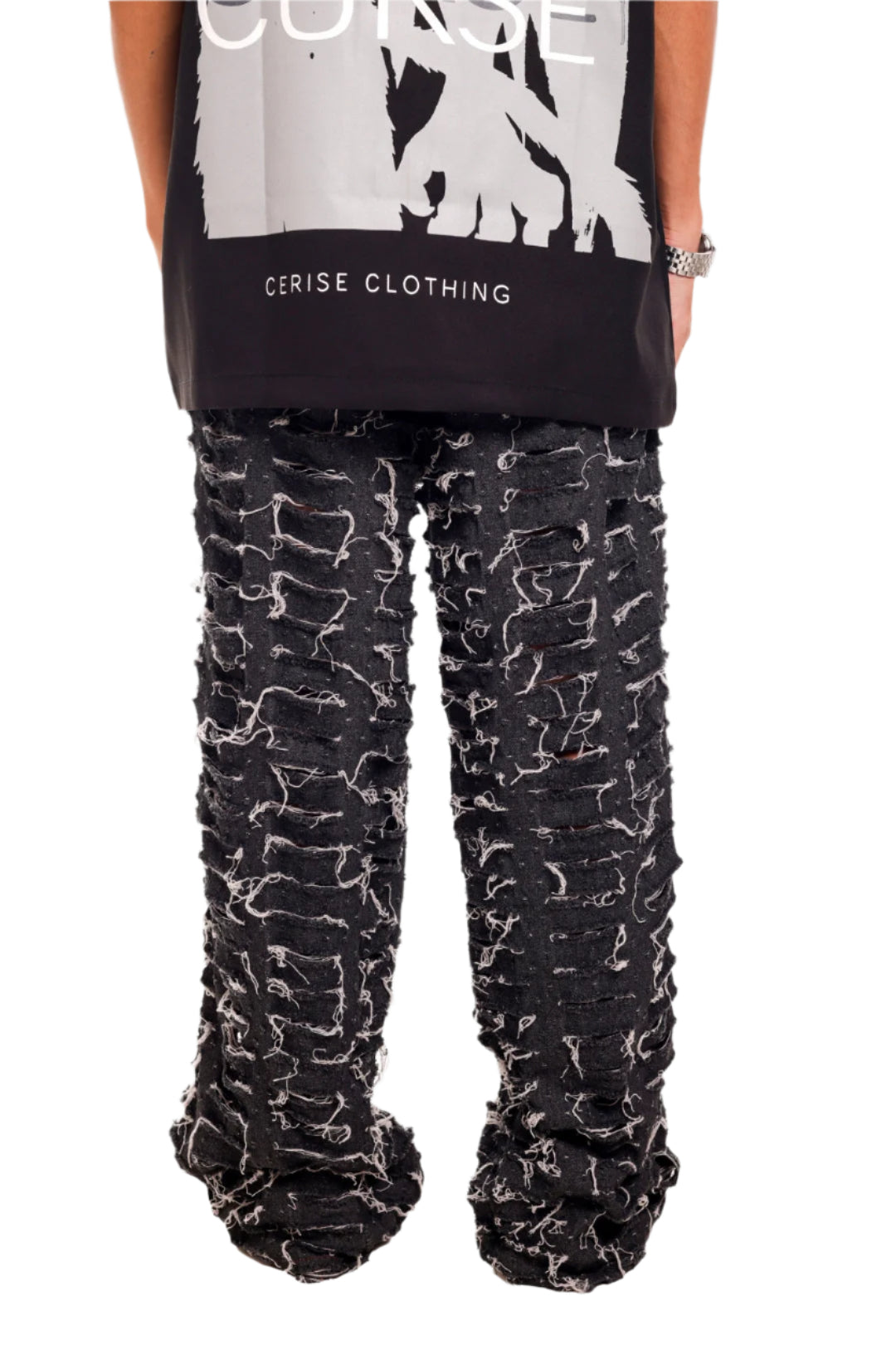 Cerise Clothing All Rugged Jeans - Black
