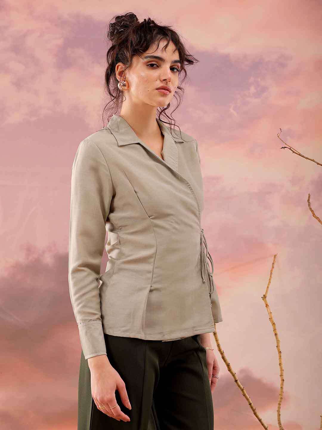 Freehand by The Indian Garage Co Women Solid Top - view 4