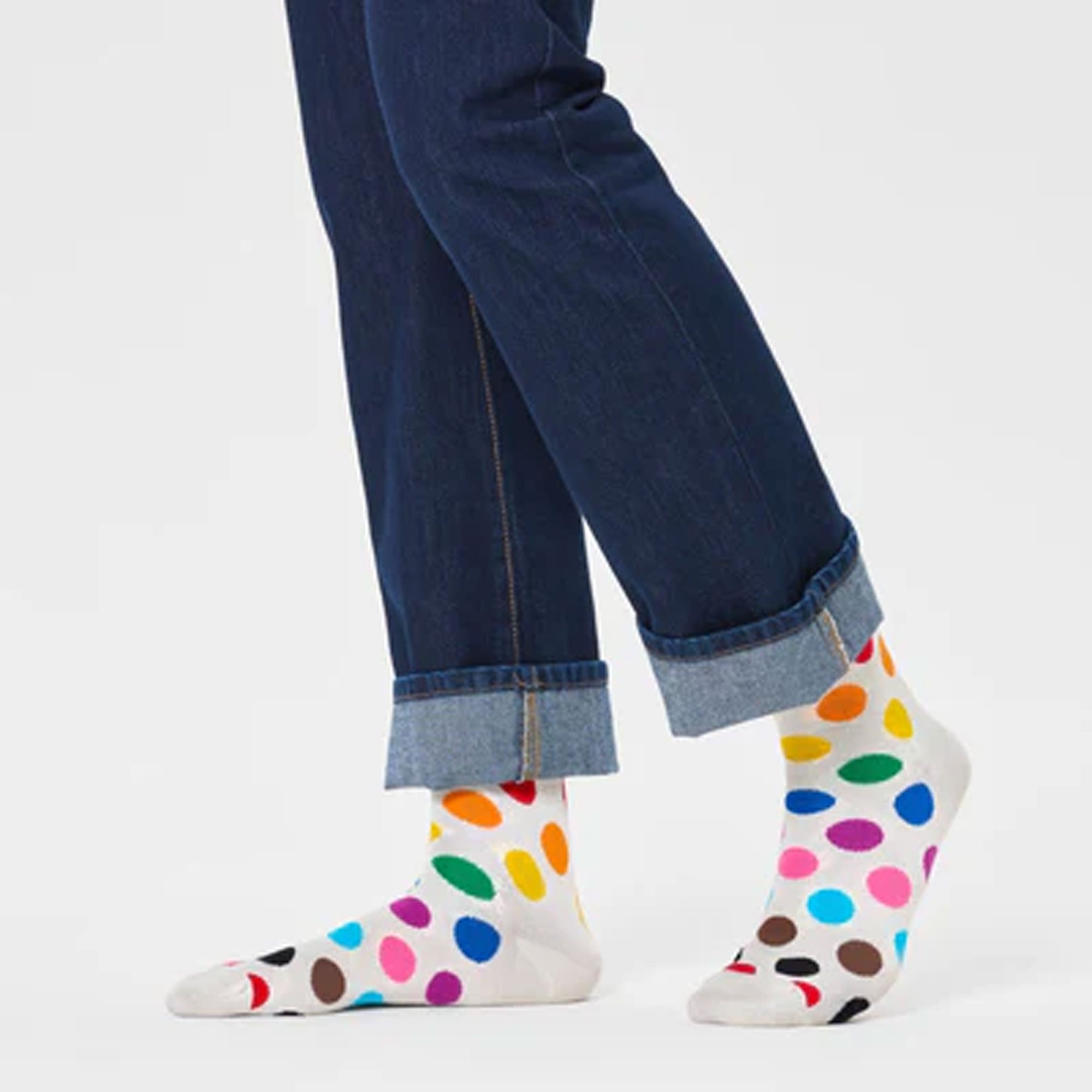Happy Socks | PRIDE DOTS SOCK { WHITE - view 2