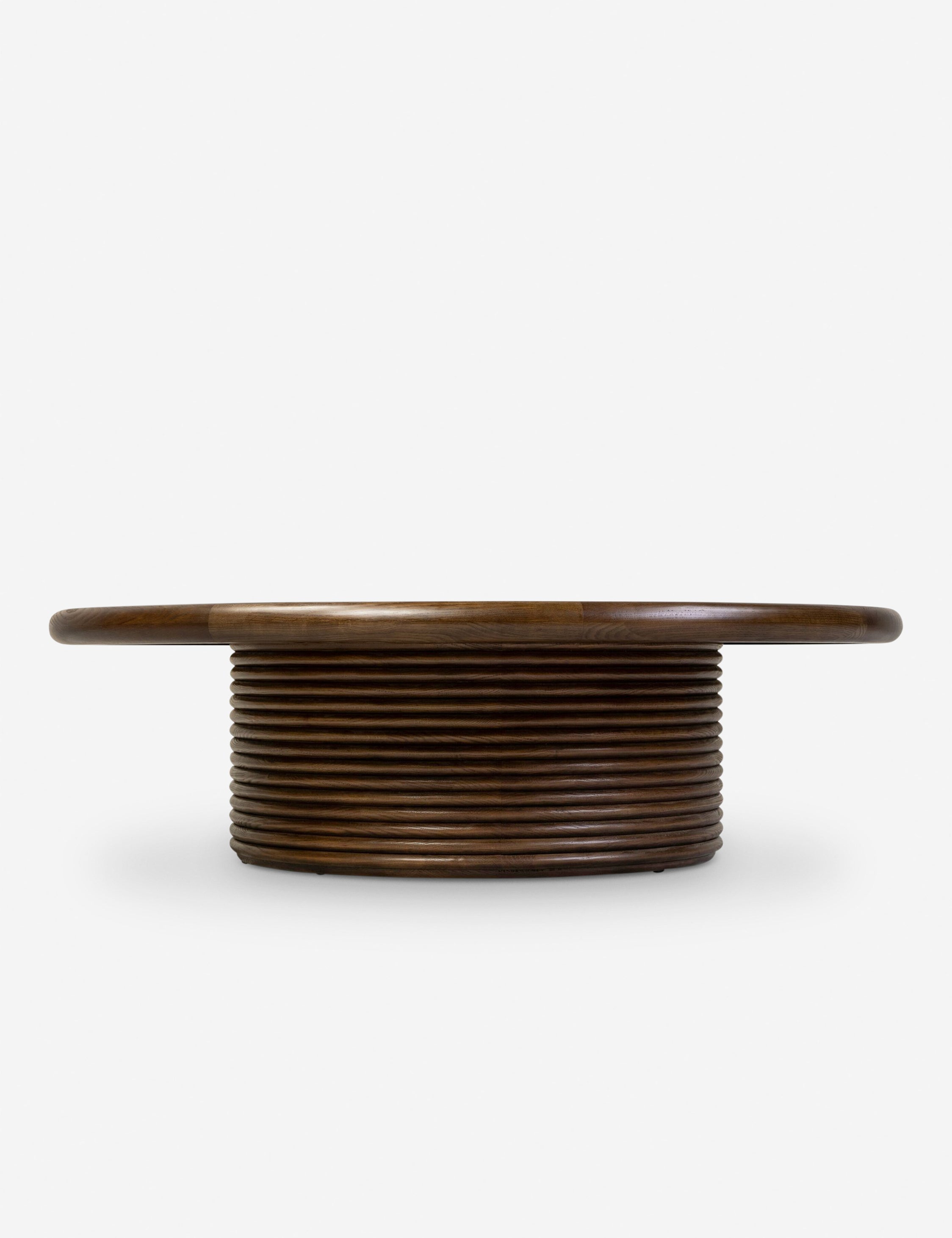 Lulu and Georgia Bourdon Round Coffee Table – Brown