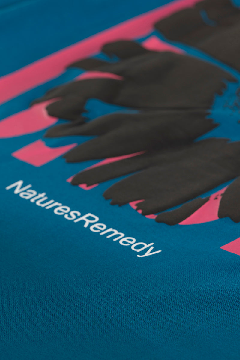 SNITCH Natures Remedy Blue Oversized T-Shirt - view 10