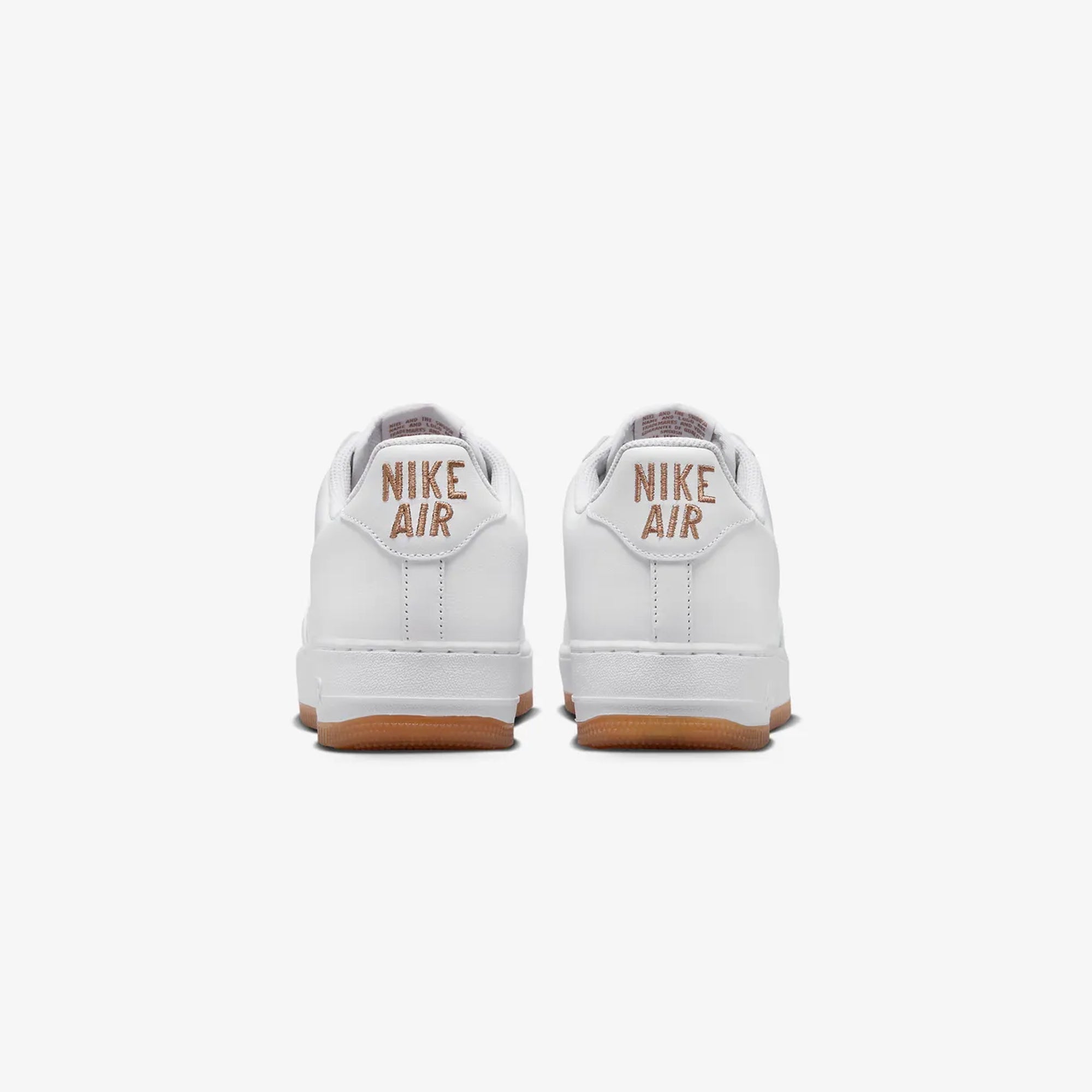 Nike | AIR FORCE 1 LOW RETRO { WHITE/GUM MED BROWN - view 2
