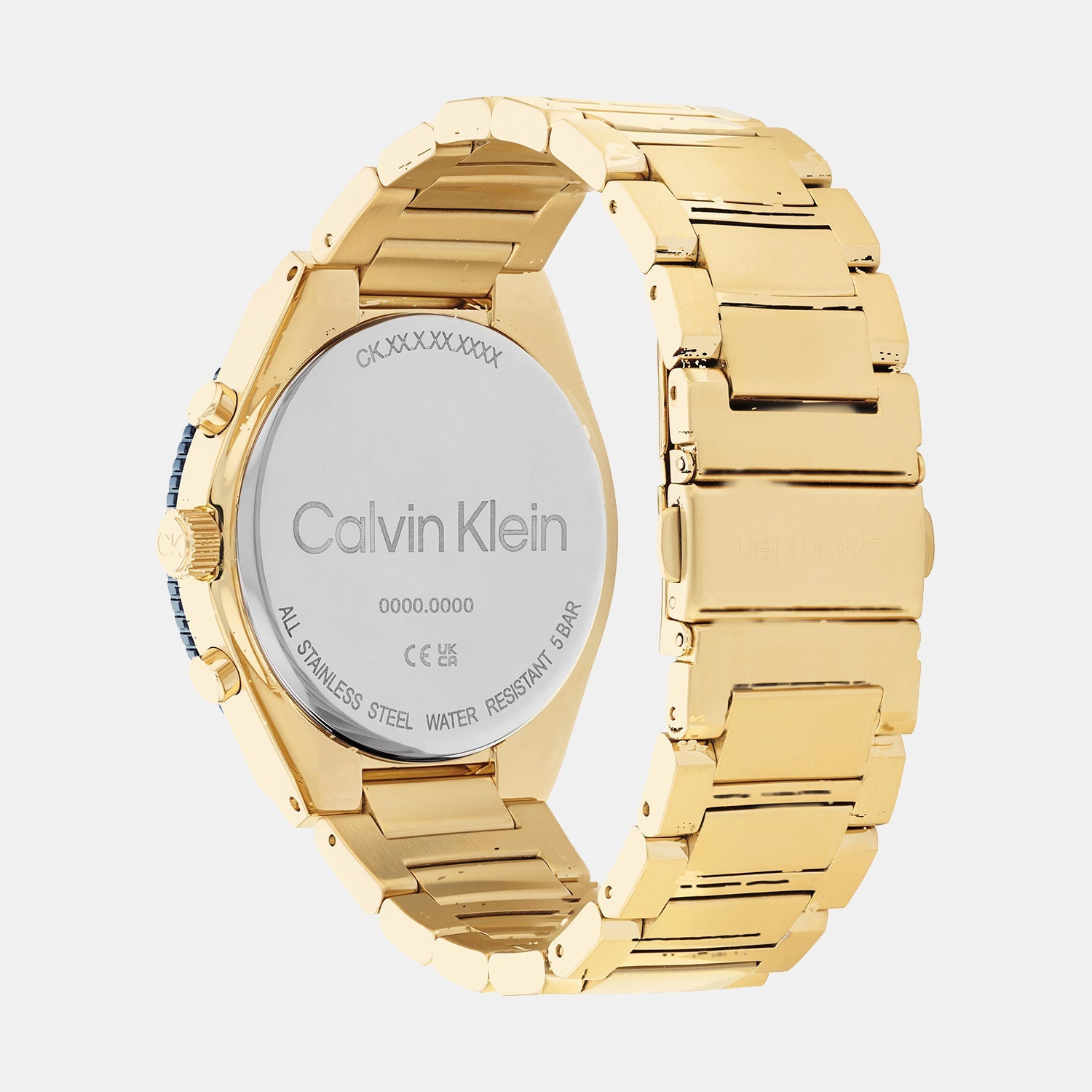 Calvin Klein Ck Fearless Men Quartz Blue Dial Chronograph Stainless Steel Watch 25200302 - view 3
