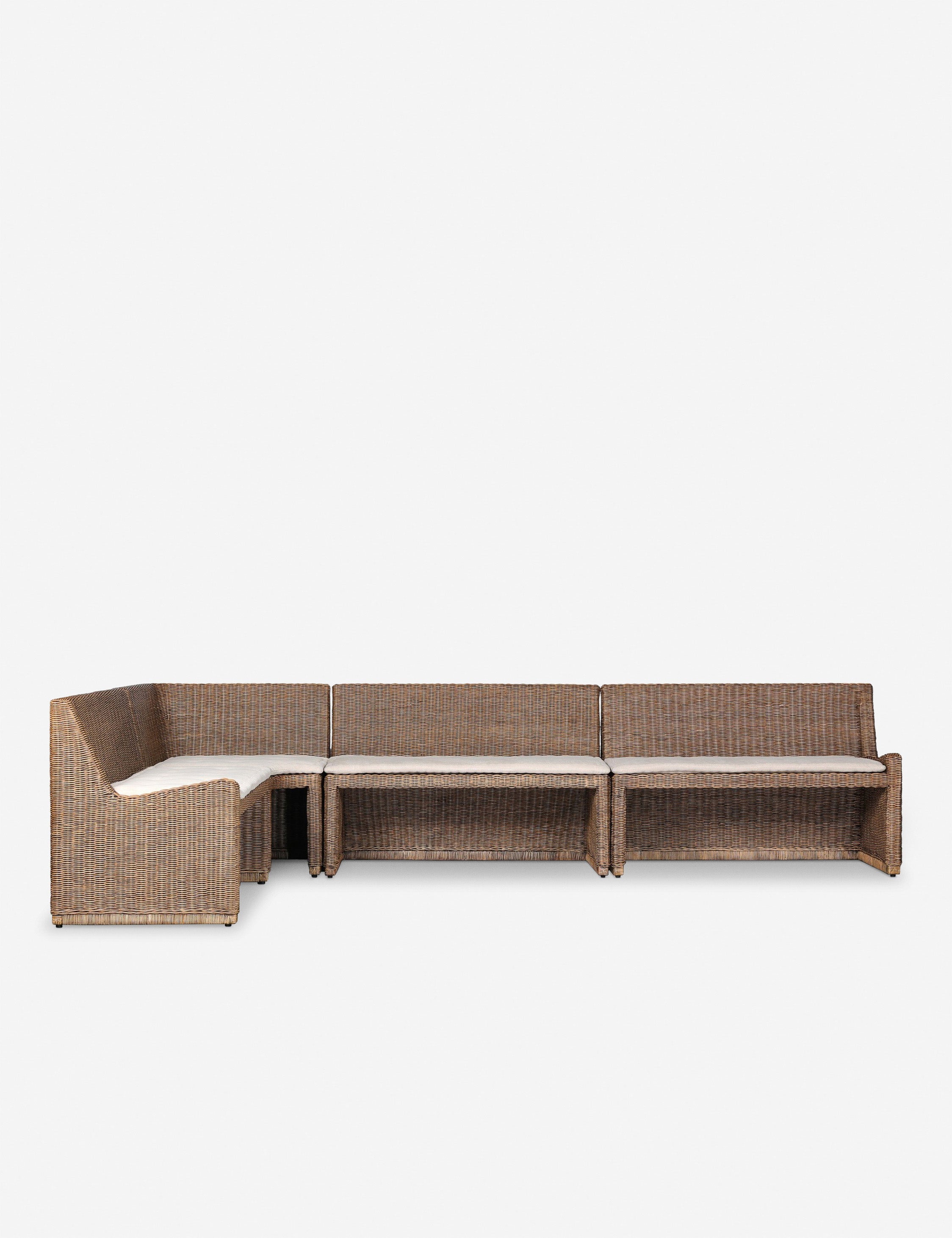 Lulu and Georgia Senna Dining Banquette by Amber Lewis x Four Hands