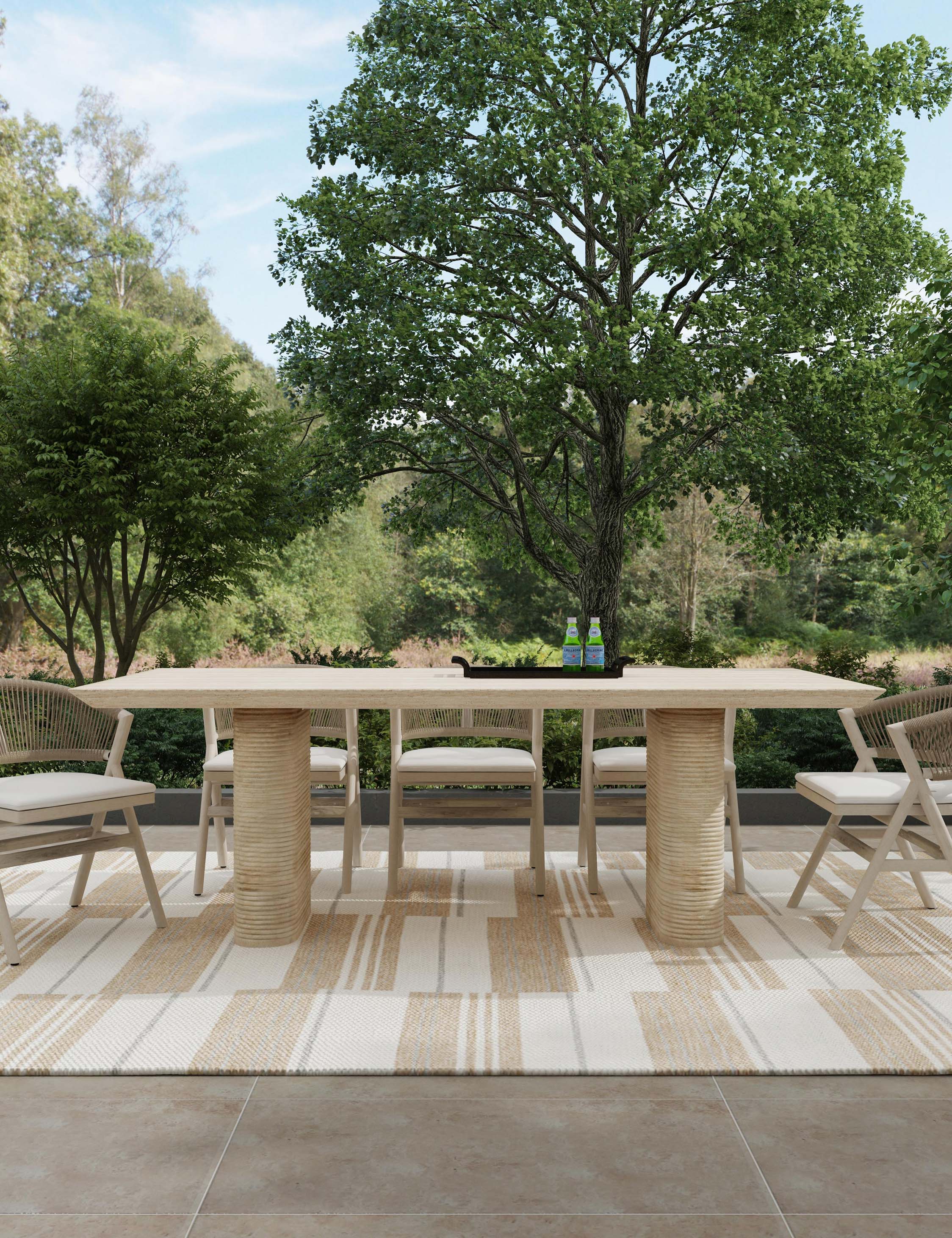 Lulu and Georgia Bahri Indoor / Outdoor Dining Table - view 2