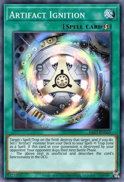Yu-Gi-Oh! Artifact Ignition - PRIO-EN060 - Ultra Rare - 1st Edition