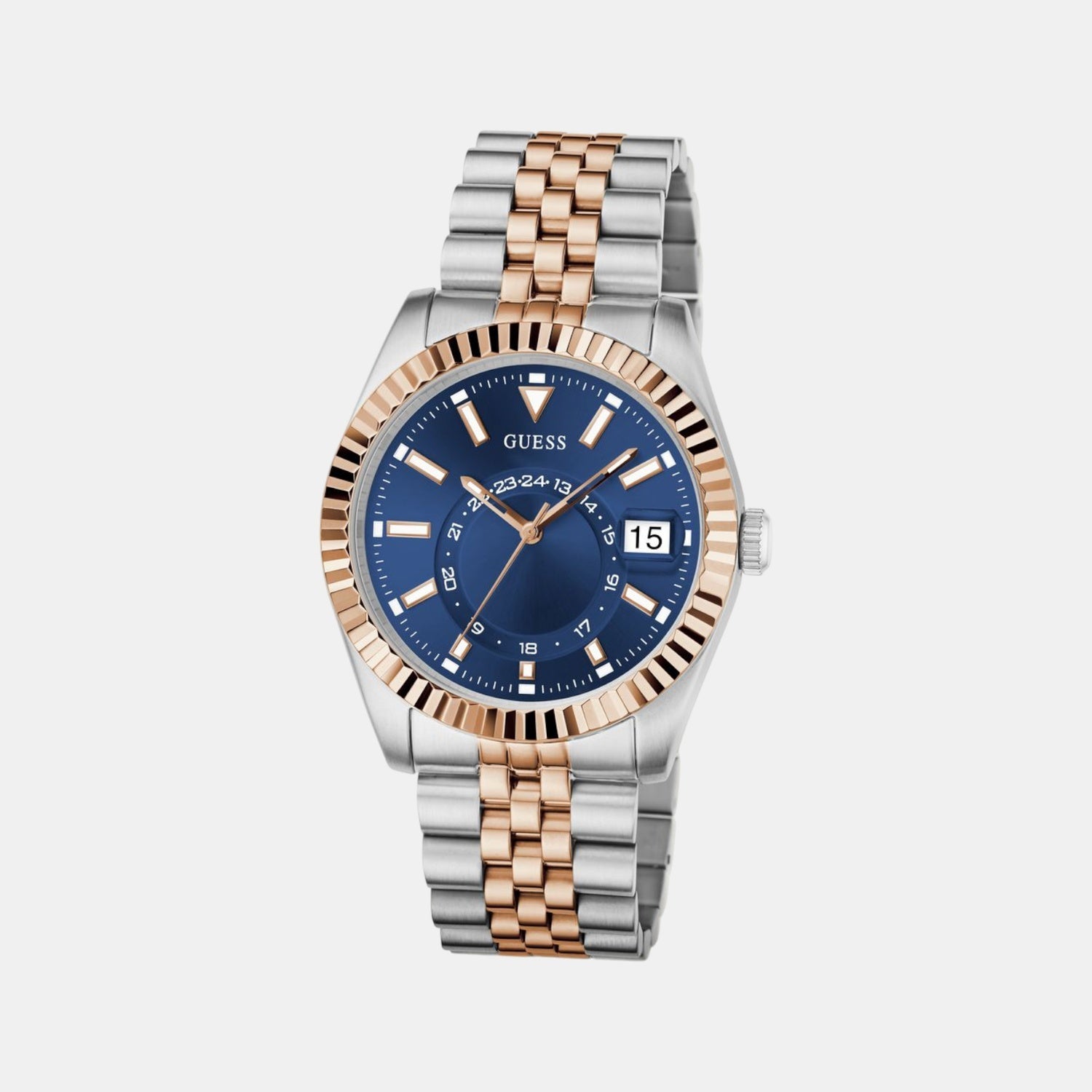 Guess Dress Men Quartz Blue Dial Analog Recycled Steel Watch GW0977G5 - view 2