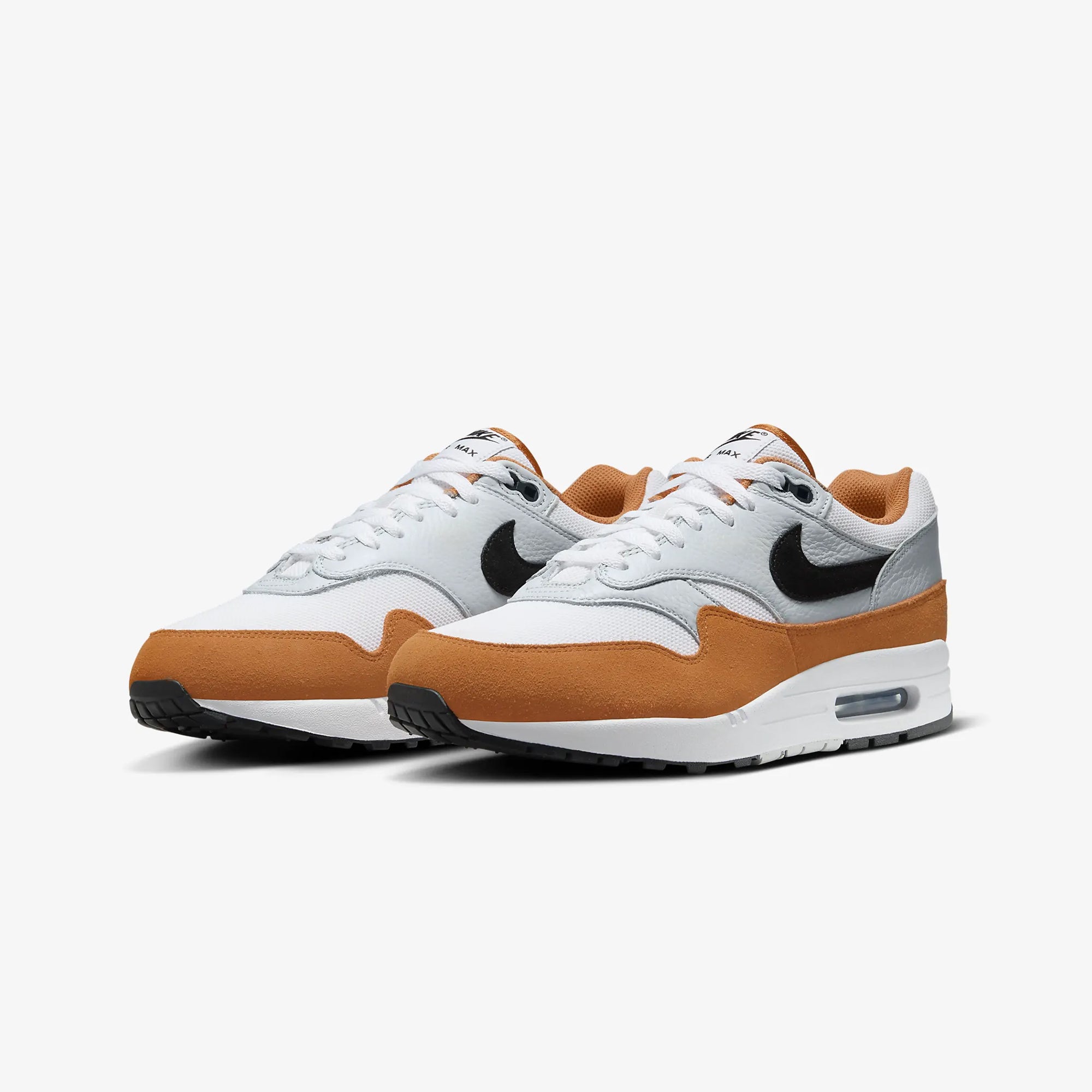 Nike | AIR MAX 1 { WHITE/BLACK-MONARCH-PURE PLATINUM - view 2