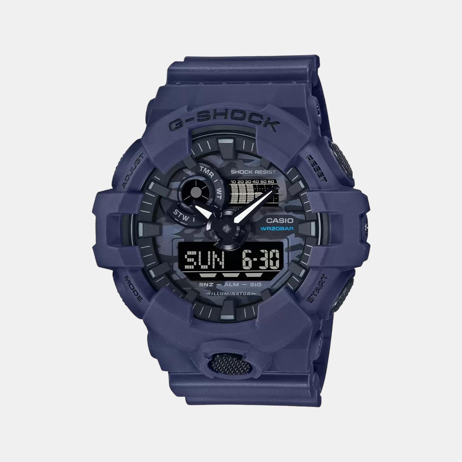 Casio G-Shock Men Quartz Black Dial Analog-Digital Resin Watch G1210
